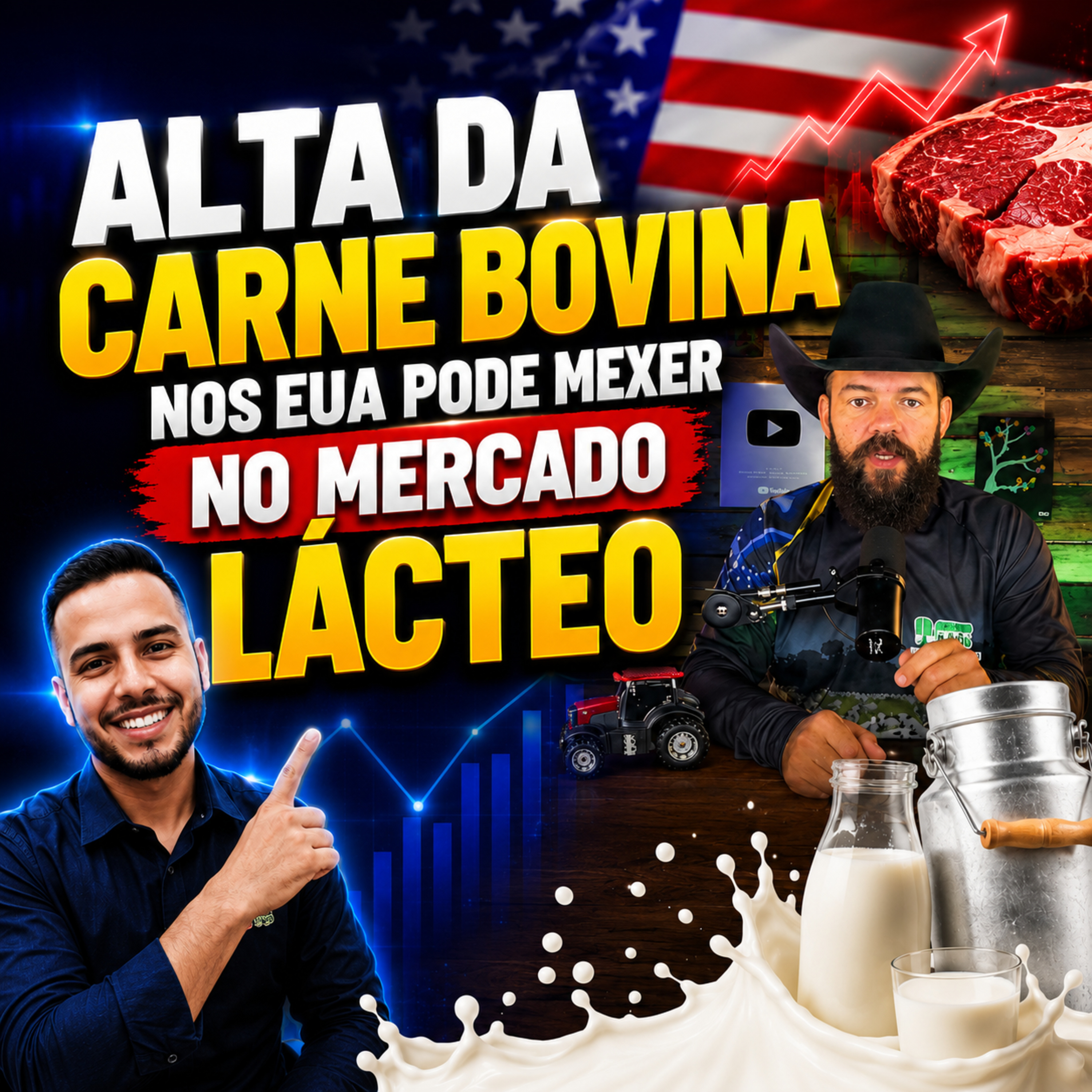 Leite spot fica estável; alta da carne bovina nos EUA pode mexer no mercado lácteo episode artwork
