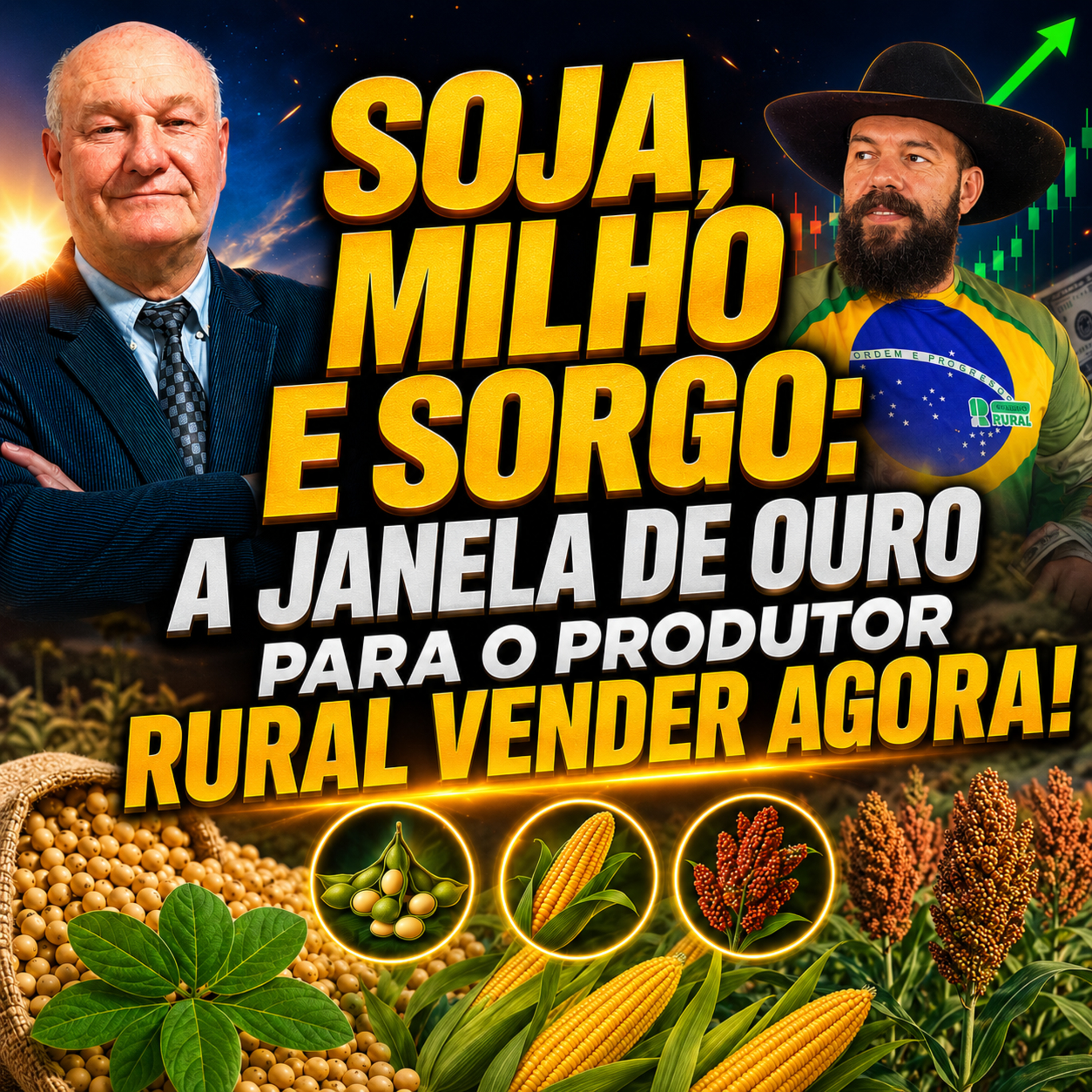 Soja, Milho e Sorgo: A Janela de Ouro para o Produtor Rural Vender Agora! episode artwork