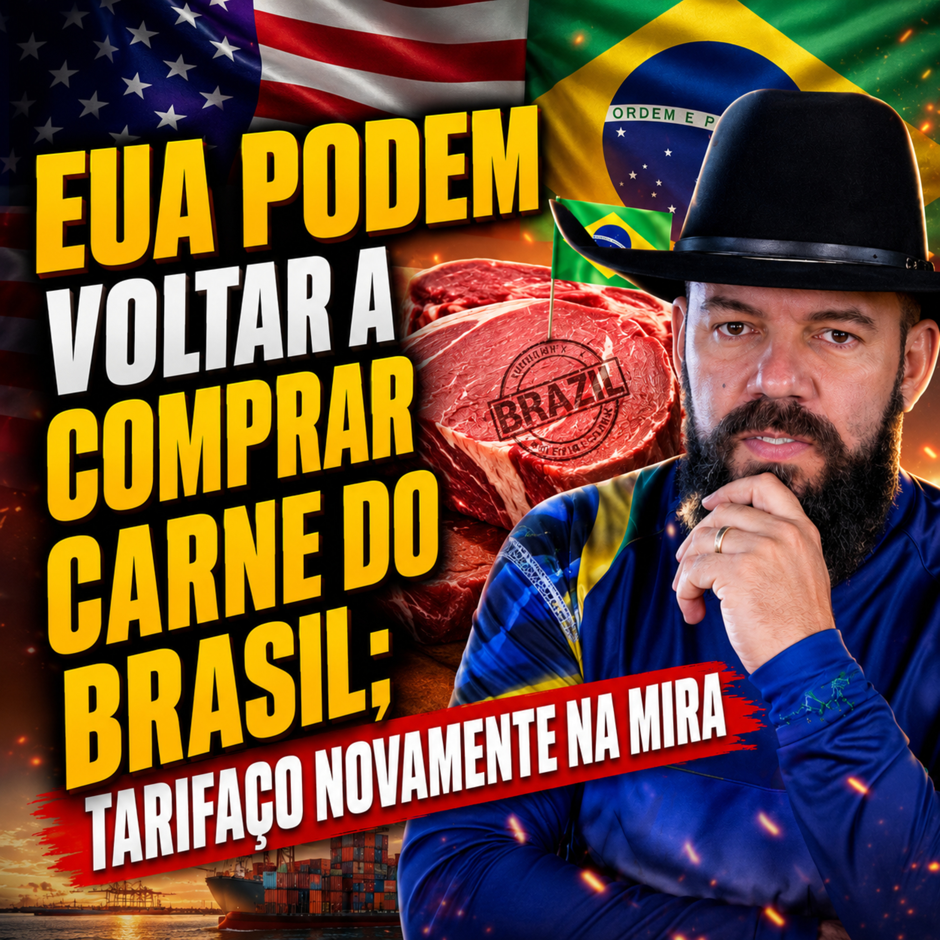EUA podem voltar a comprar carne do Brasil; Tarifaço novamente na mira episode artwork