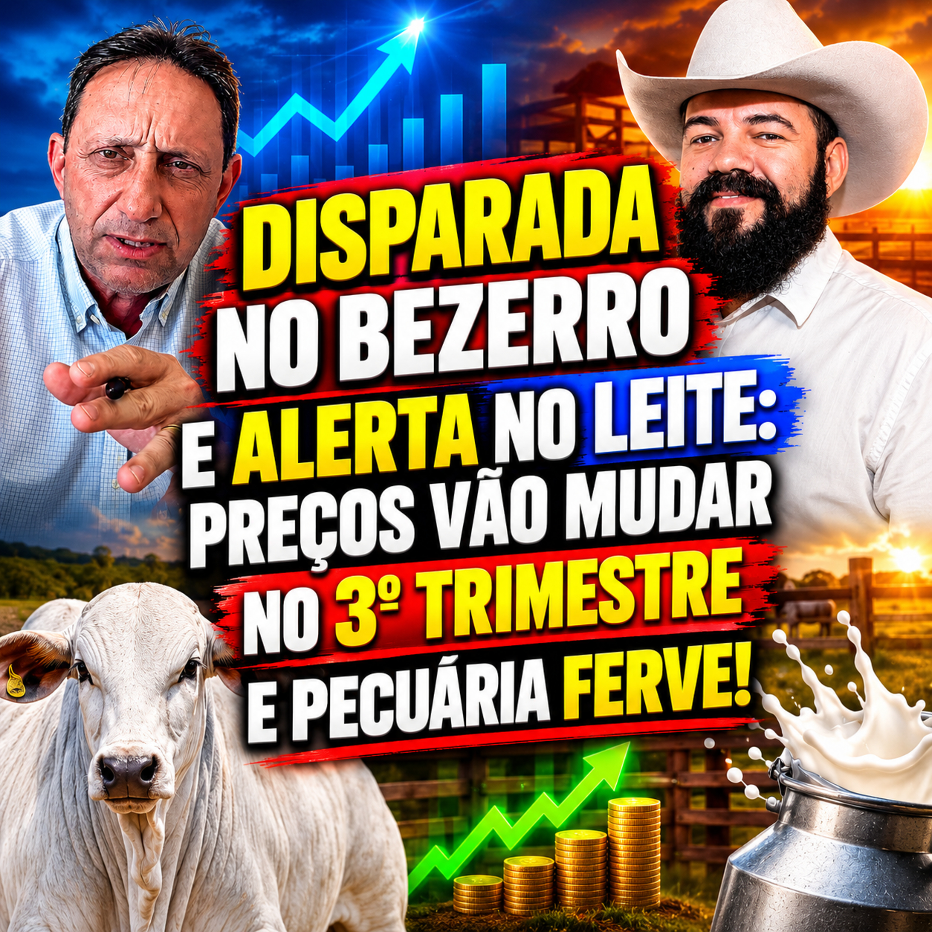 Disparada no BEZERRO e alerta no LEITE: Preços Vão Mudar no 3º Trimestre e Pecuária Ferve! episode artwork
