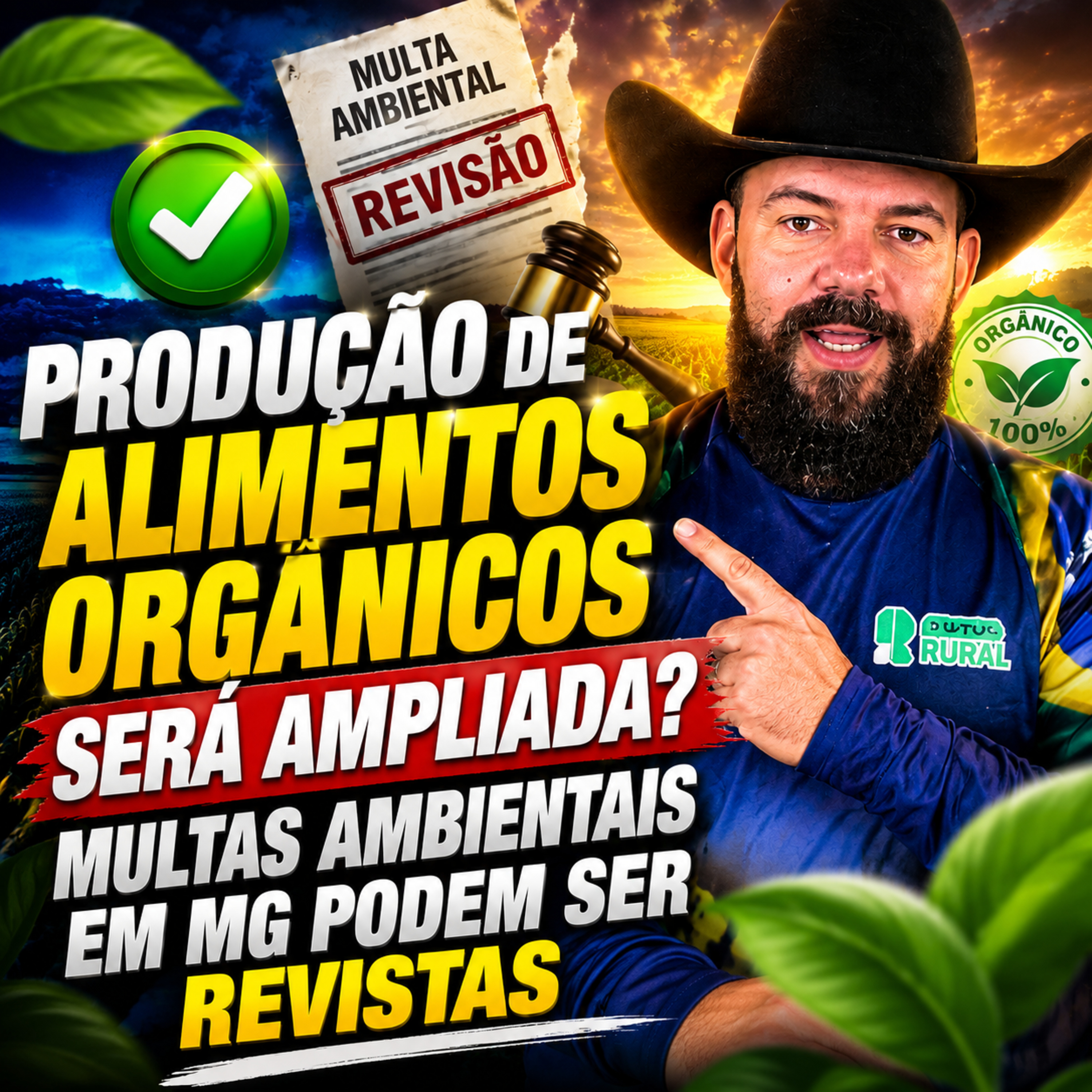Produção de alimentos orgânicos será ampliada? Multas ambientais em MG podem ser revistas episode artwork