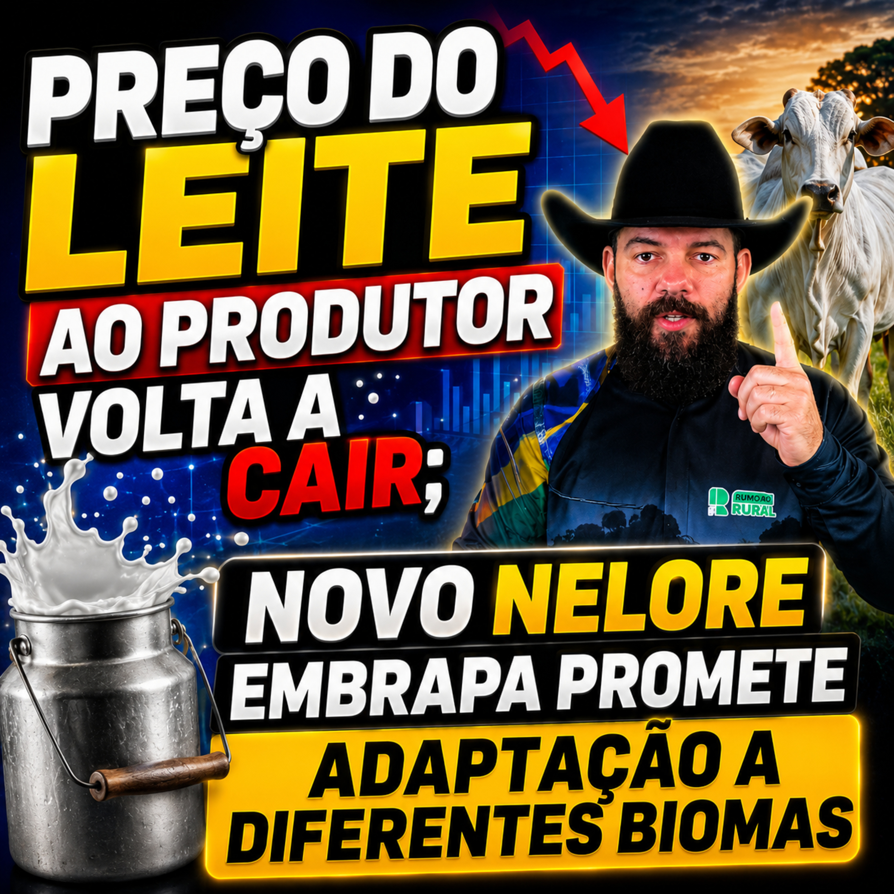 Preço do leite ao produtor volta a cair; Novo Nelore Embrapa promete adaptação a diferentes biomas episode artwork