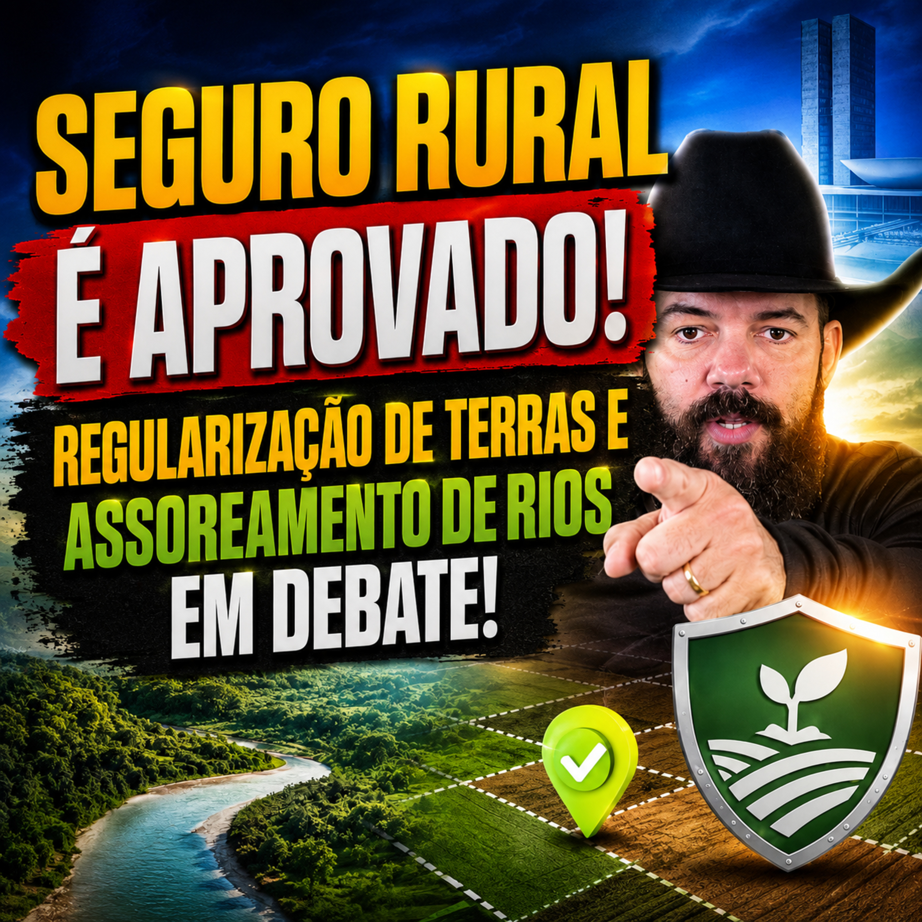 Seguro Rural é aprovado! Regularização de terras e assoreamento de rios em debate! episode artwork