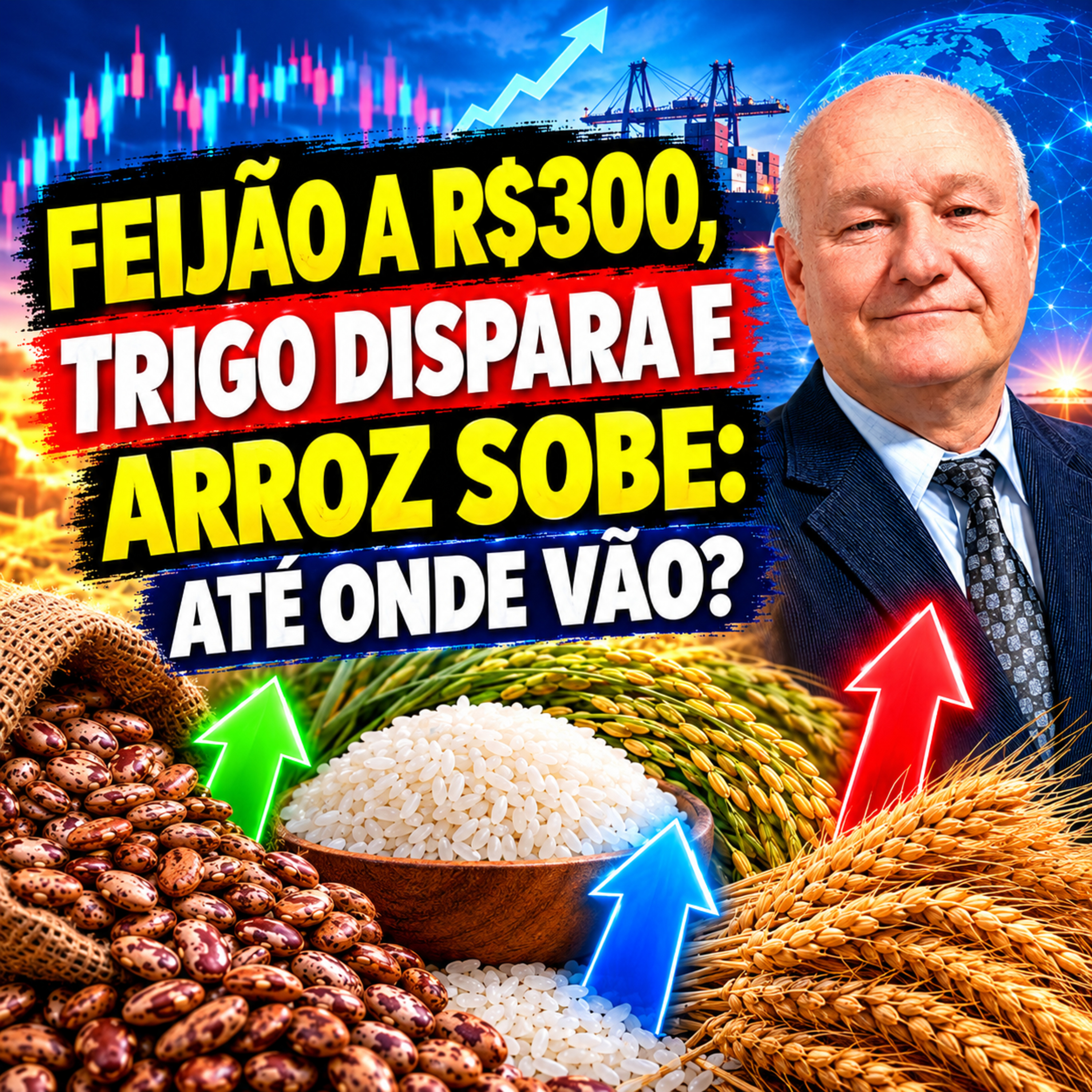 Feijão A R$300, Trigo Dispara e Arroz Sobe: Até Onde Vão? episode artwork