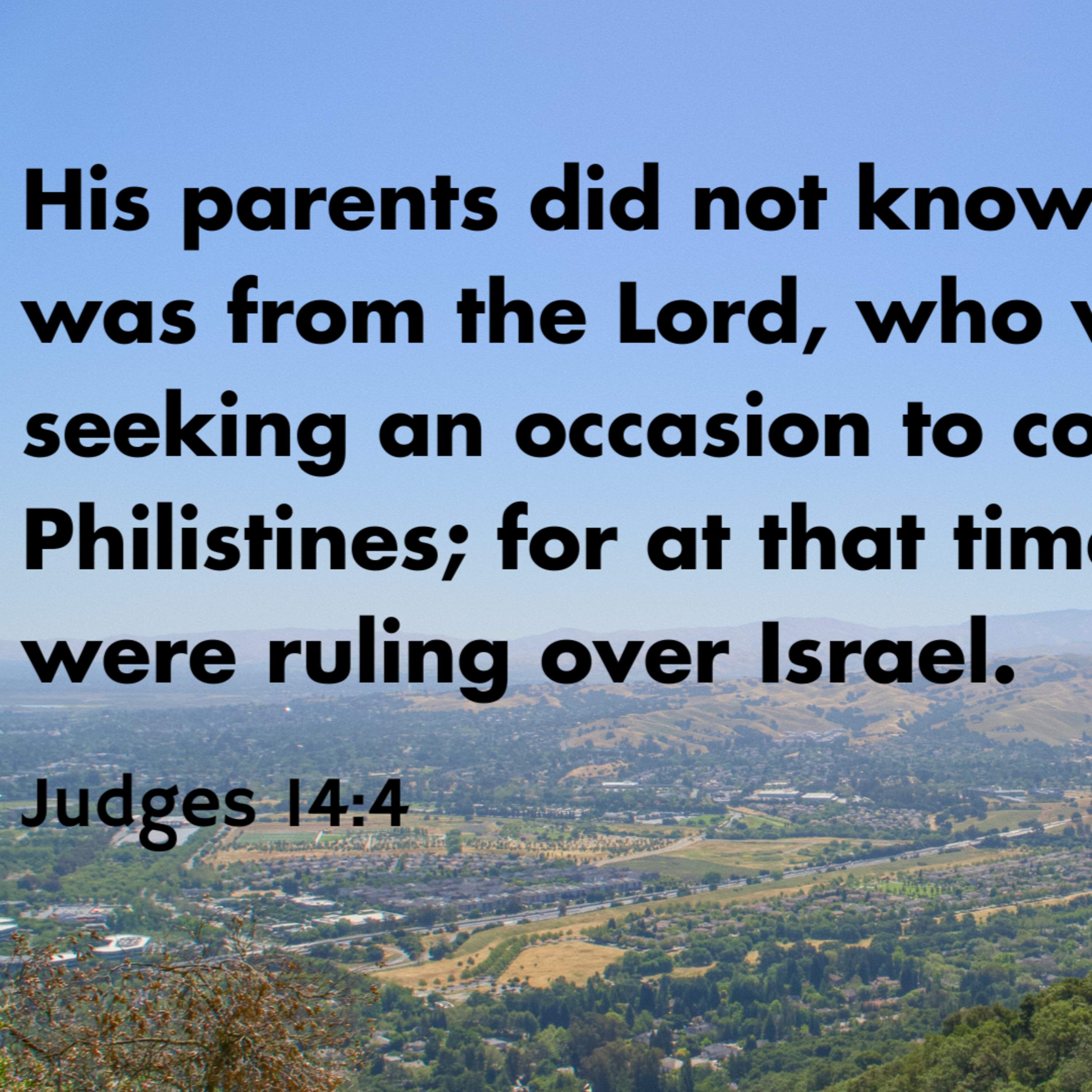 Judges 14:1-20 - Strange Times (Samson) episode artwork