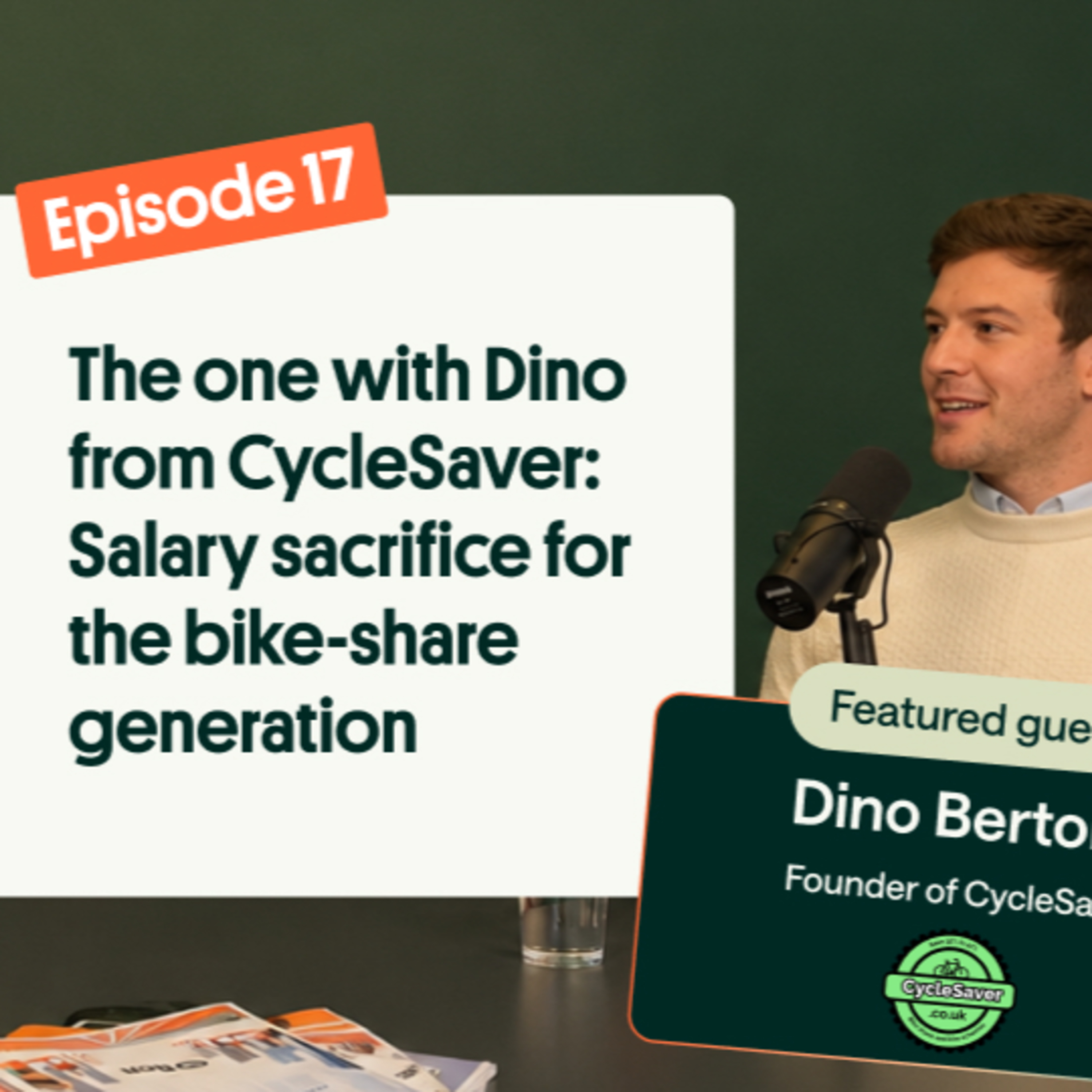 The One with Dino from CycleSaver: Salary Sacrifice For The Bike-share Generation episode artwork