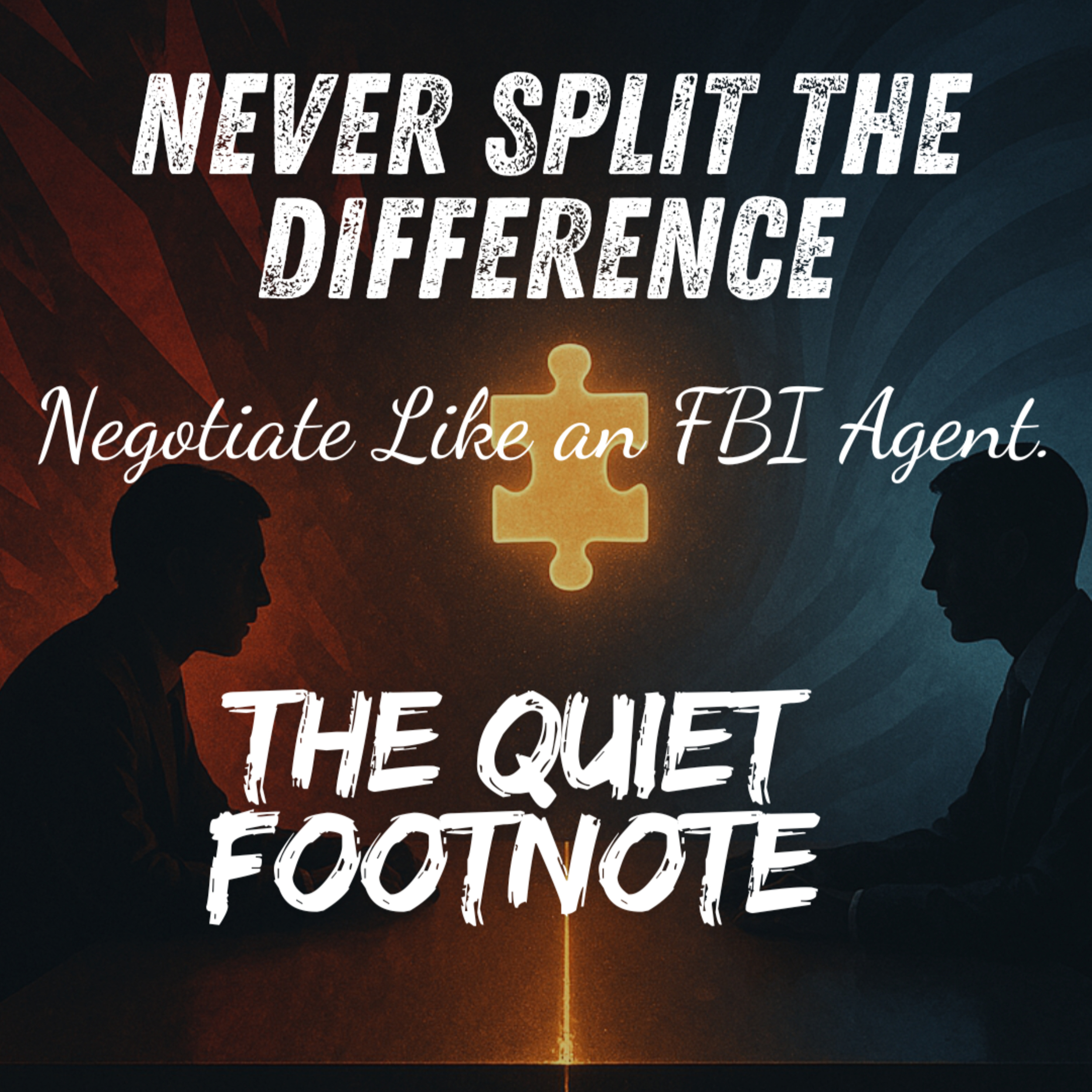 Never Split the Difference by Chris Voss | Negotiation Secrets from an FBI Agent episode artwork