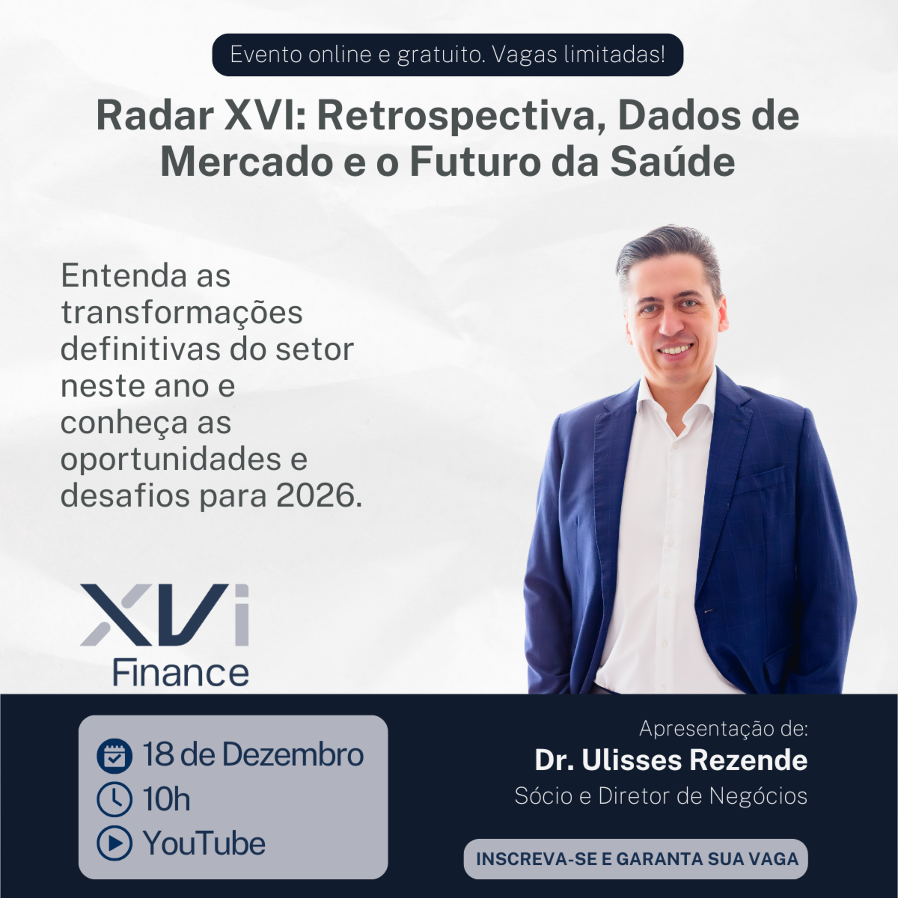 #Live 12/2025 - Radar XVI: Retrospectiva, Dados de Mercado e o Futuro da Saúde episode artwork