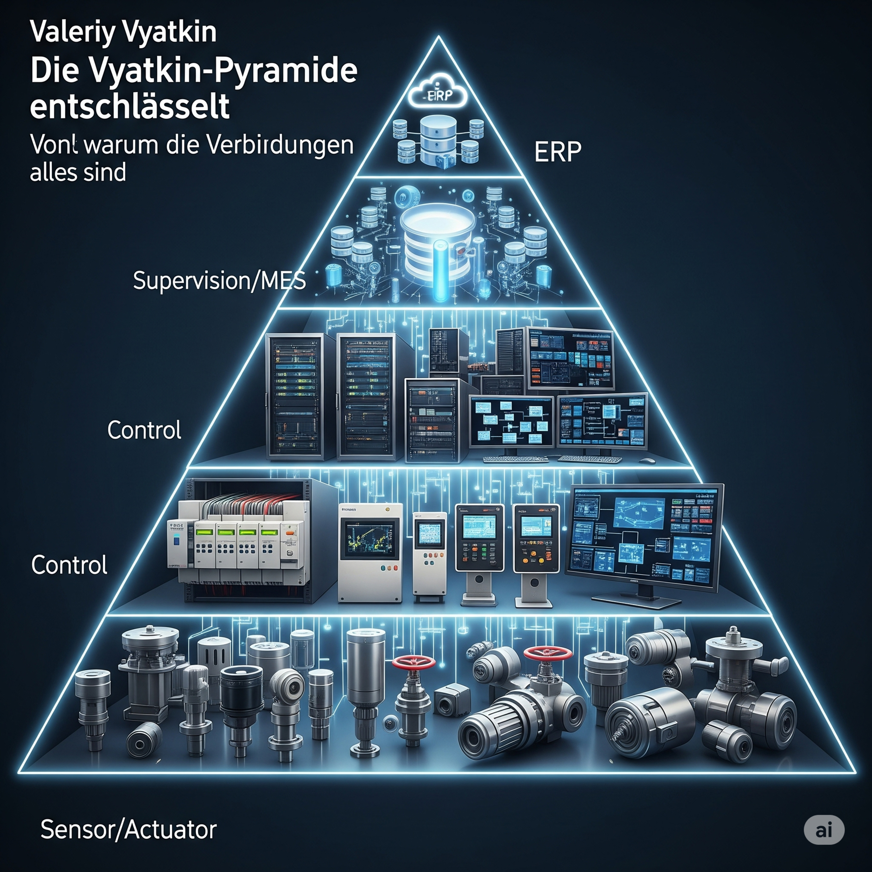 Industrielle Automatisierung: Die Vyatkin-Pyramide entschlüsselt – Von Sensor bis ERP, und warum die Verbindungen alles sind episode artwork