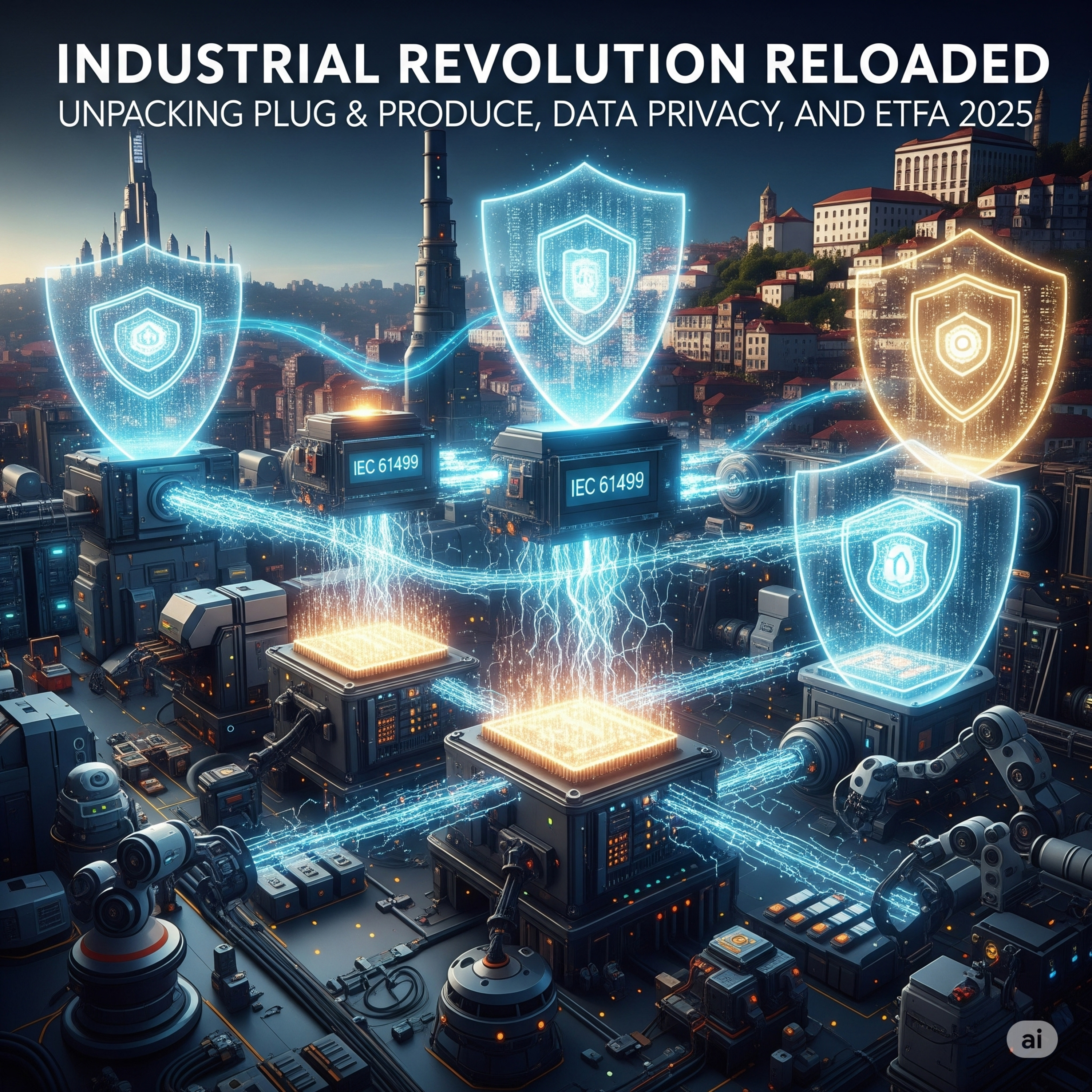 Industrial Revolution Reloaded: Unpacking Plug & Produce, Data Privacy, and ETFA 2025 episode artwork