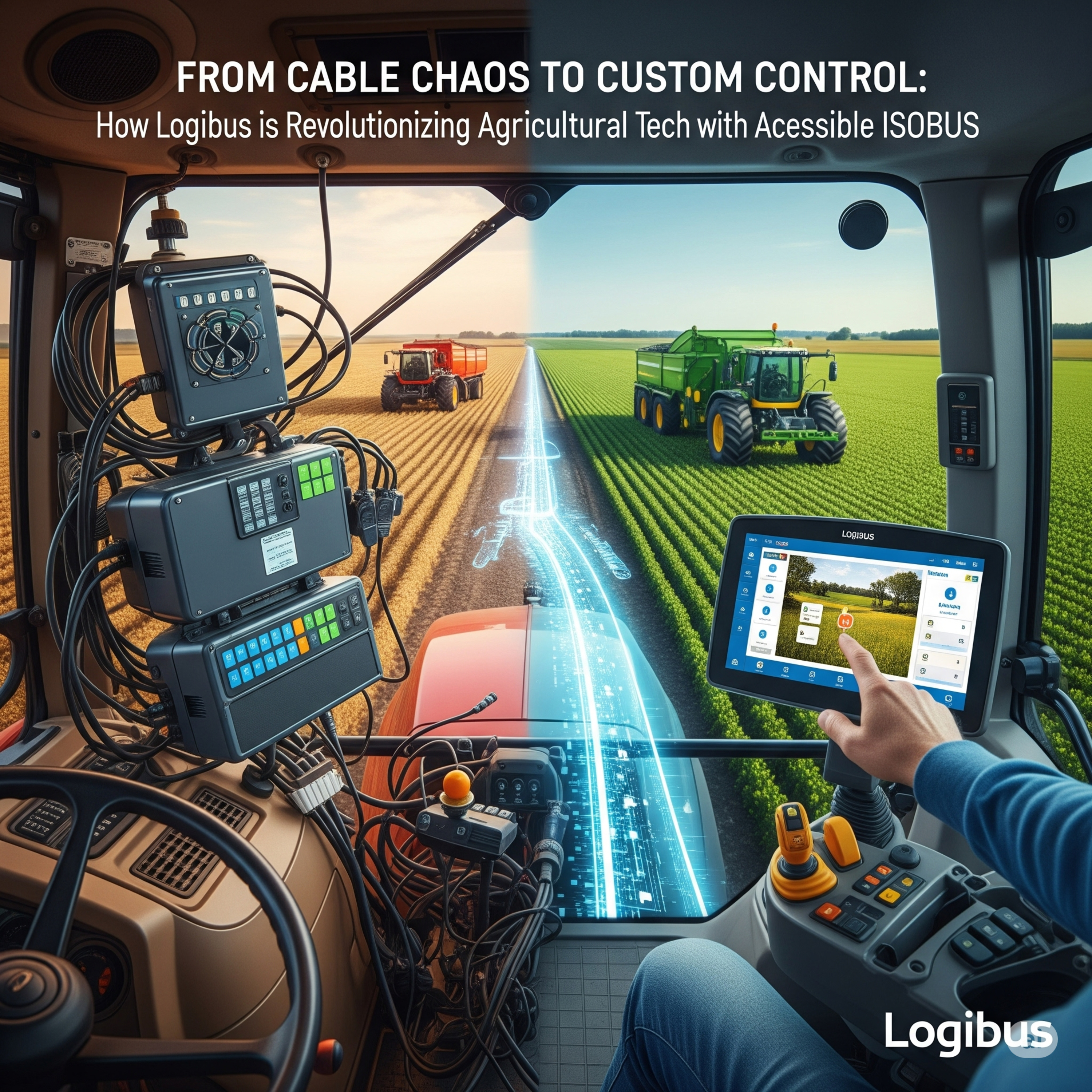 From Cable Chaos to Custom Control: How Logibus is Revolutionizing Agricultural Tech with Accessible ISOBUS episode artwork