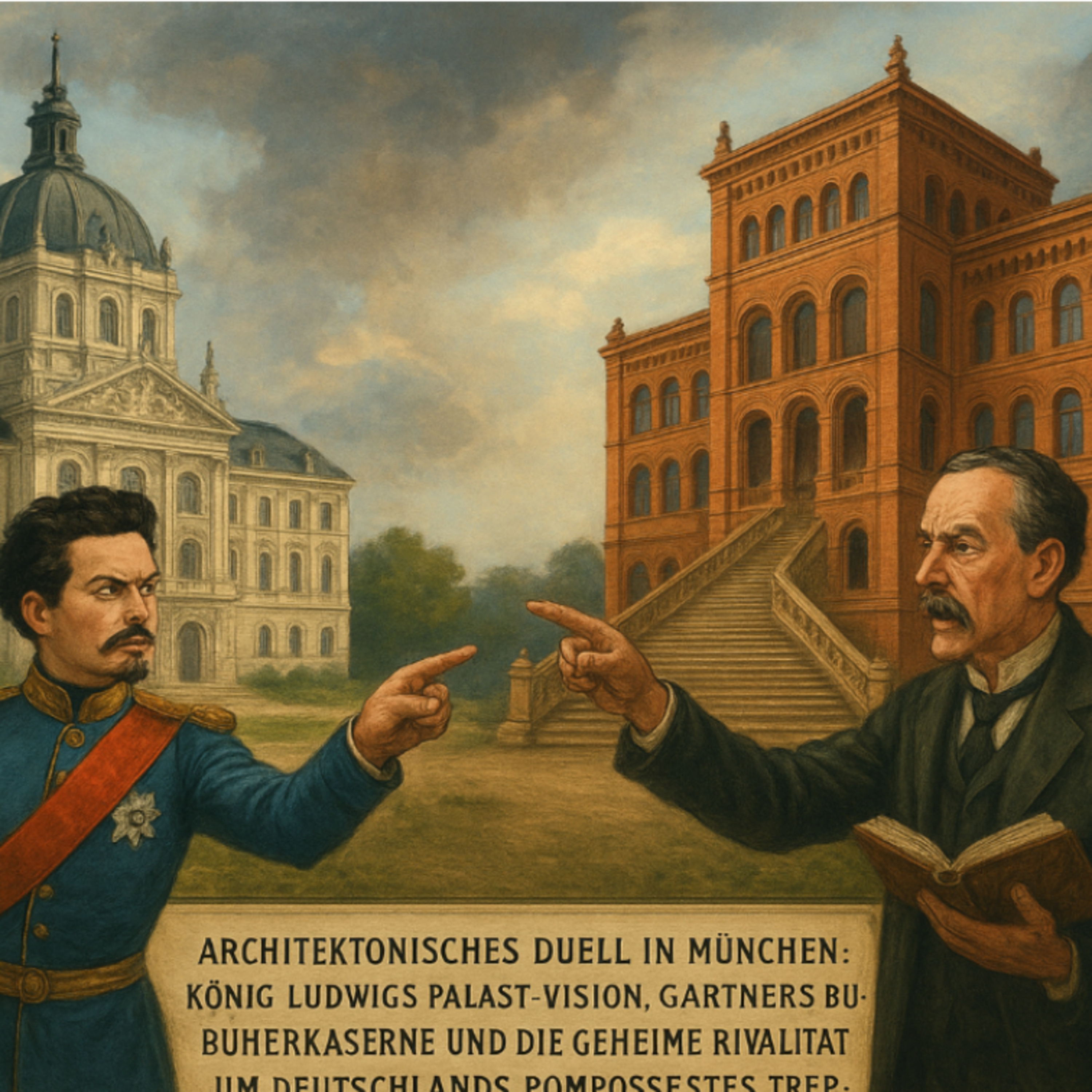 Architektonisches Duell in München: König Ludwigs Palast-Vision, Gärtners Bücherkaserne und die gehe episode artwork
