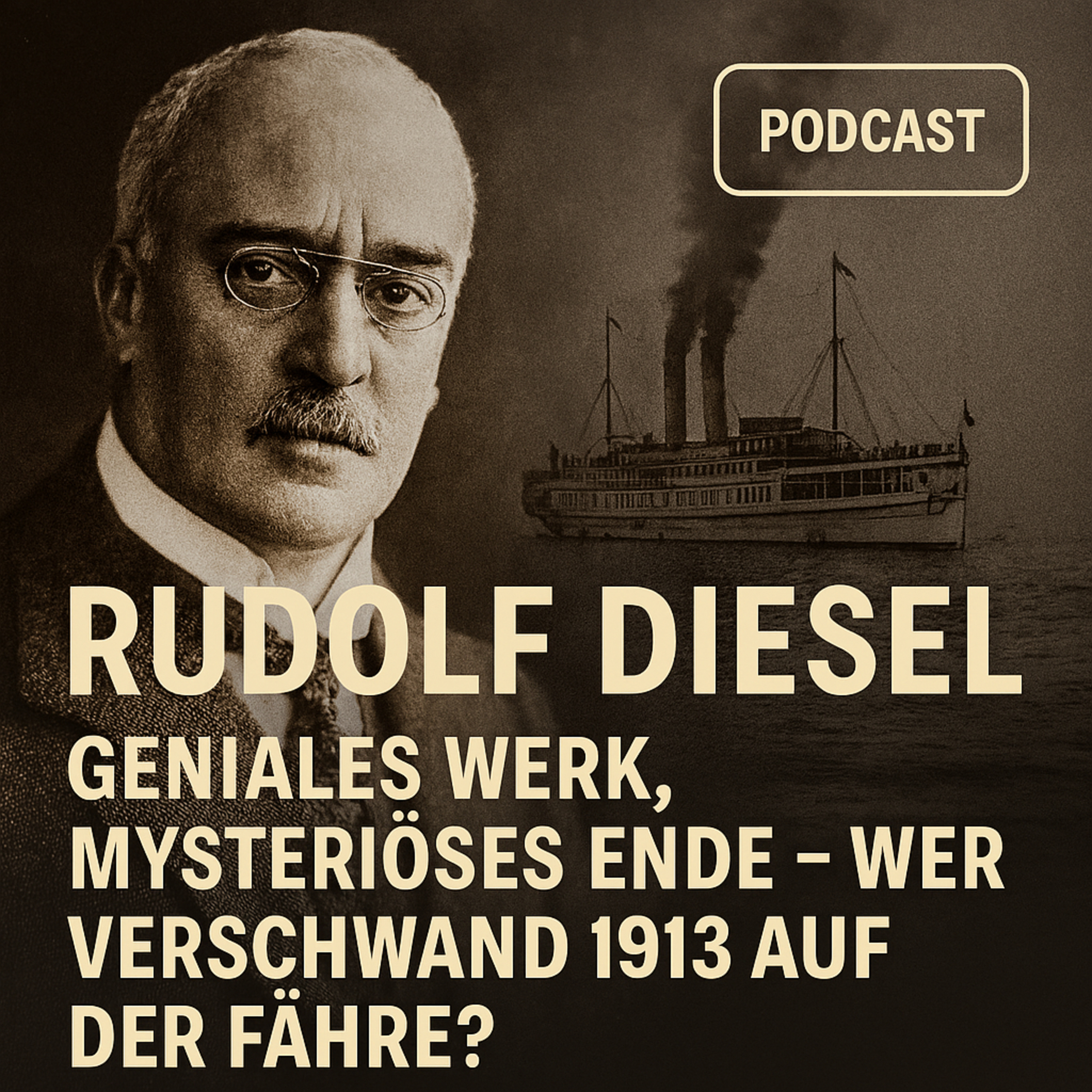 Rudolf Diesel: Geniales Werk, mysteriöses Ende – Wer verschwand 1913 auf der Fähre? episode artwork
