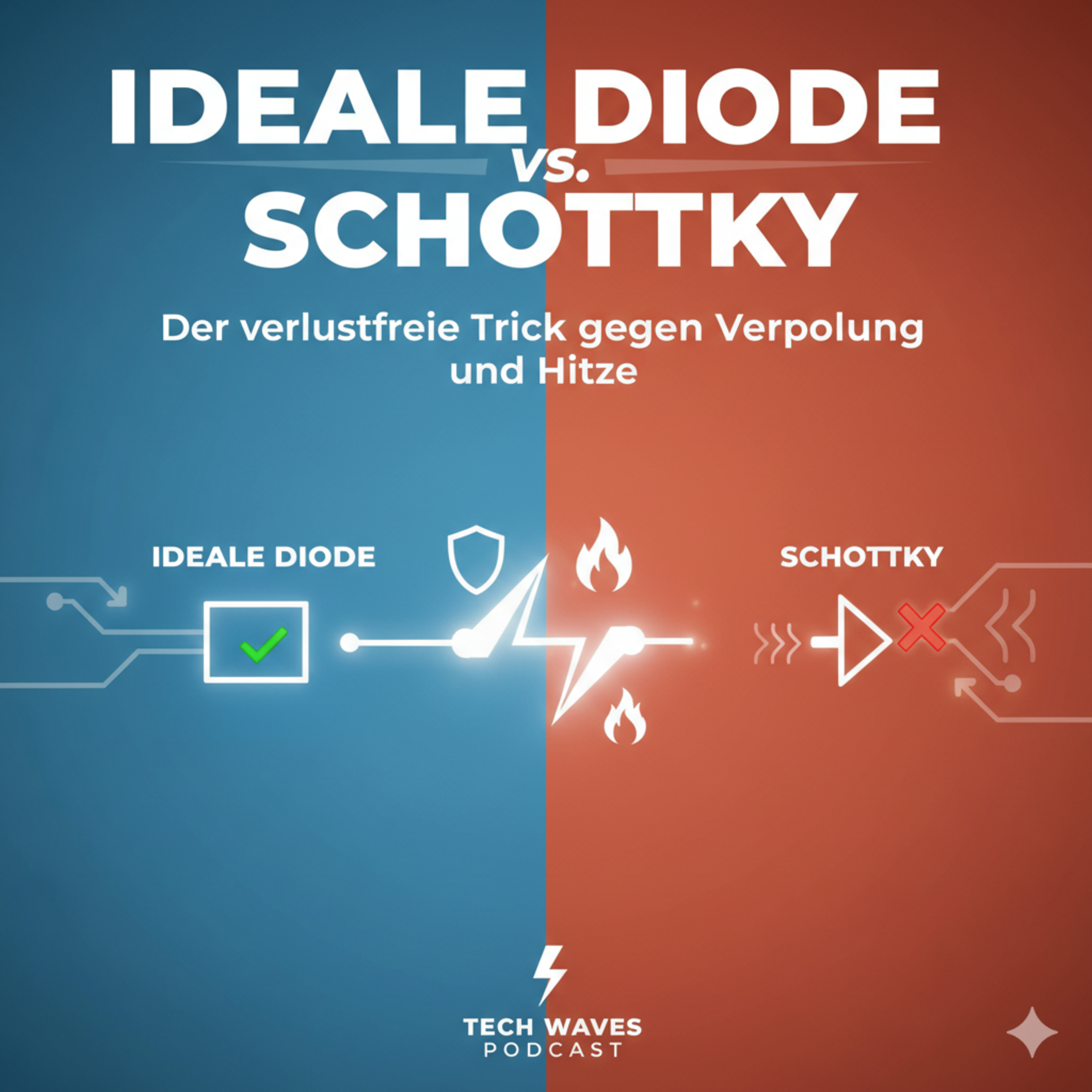 Ideale Diode vs. Schottky: Der verlustfreie Trick gegen Verpolung und Hitze episode artwork