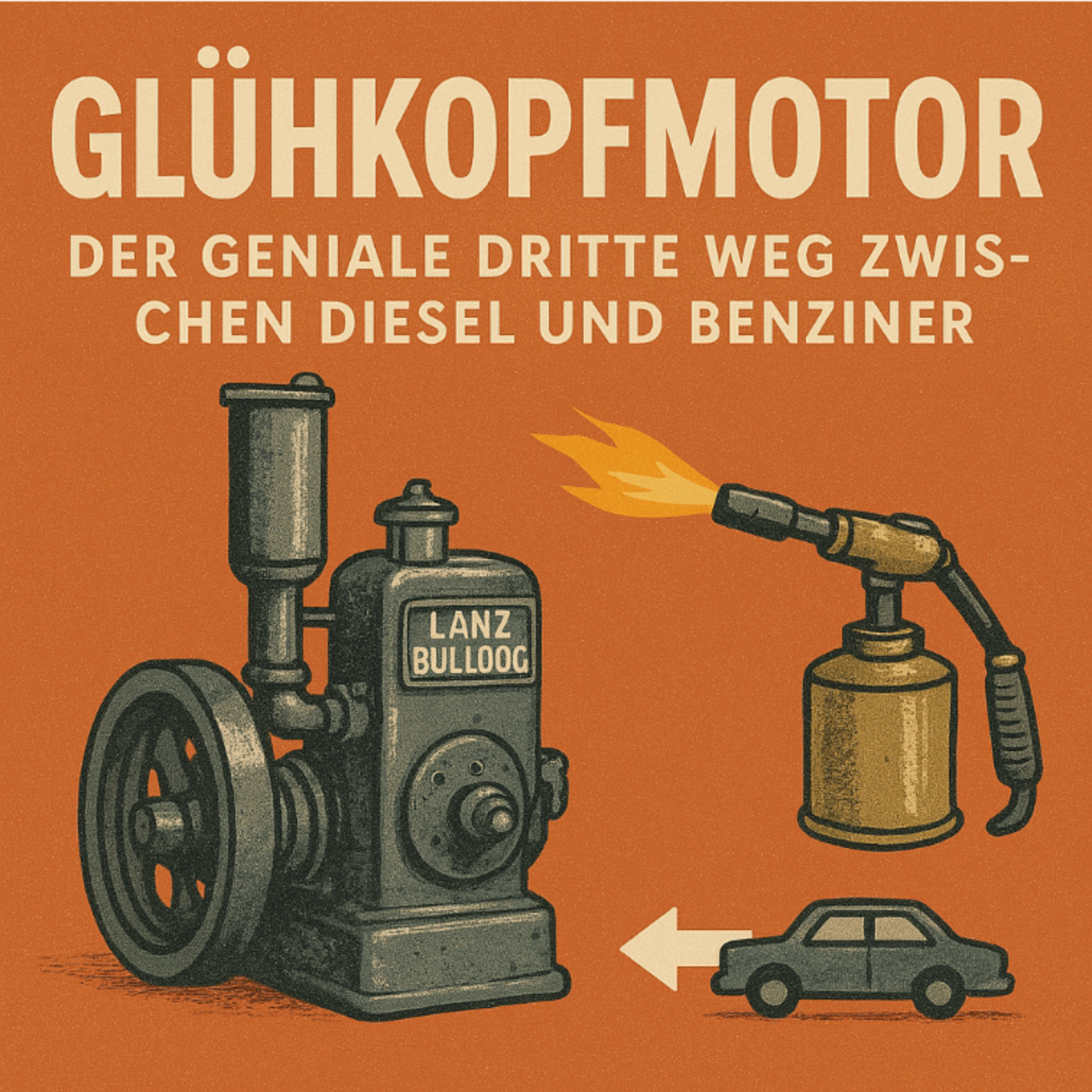 Glühkopfmotor: Der geniale Dritte Weg zwischen Diesel und Benziner – Lanz Bulldog, Lötlampe und der  episode artwork