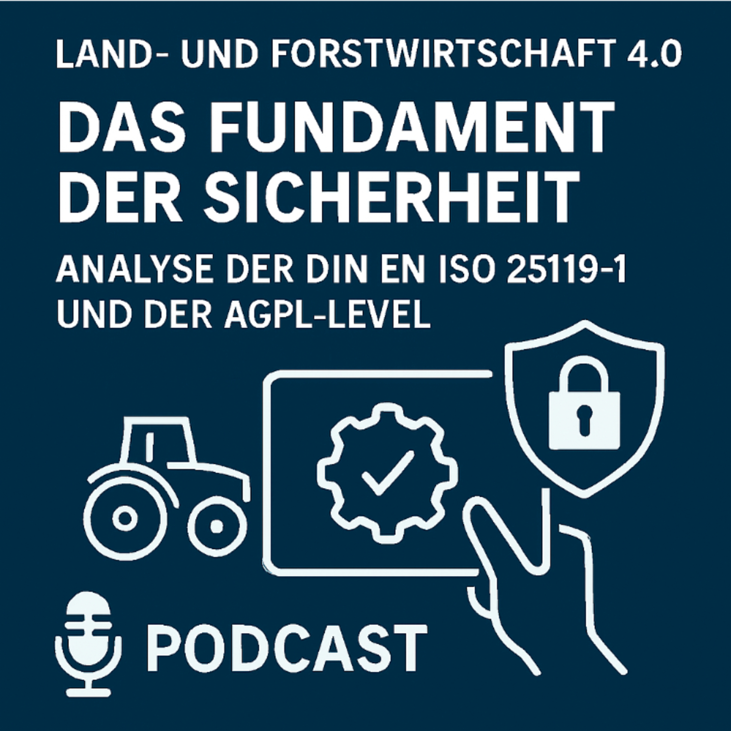 Land- und Forstwirtschaft 4.0: Das Fundament der Sicherheit – Analyse der DIN EN ISO 25119-1 und der episode artwork