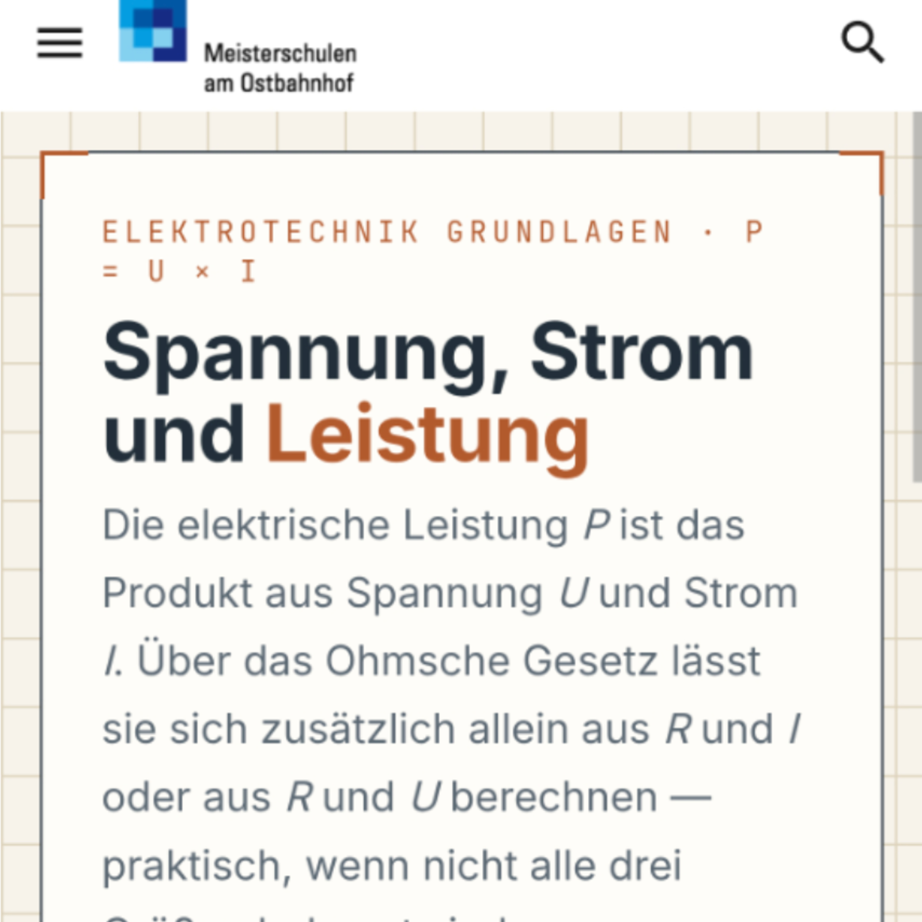 Die quadratische Falle der elektrischen Leistung episode artwork