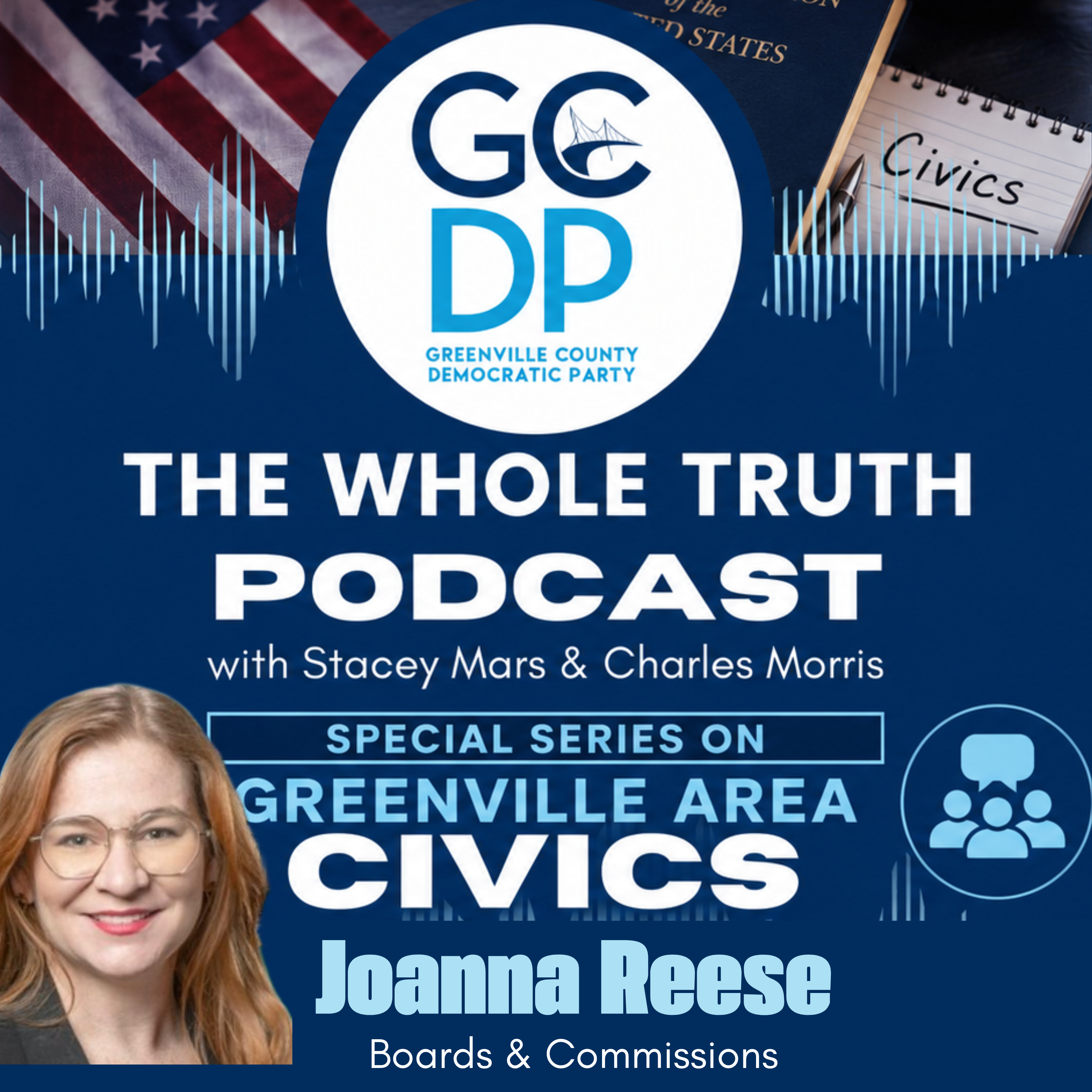 E34 – Gvl. County Civics w/ Joanna Reese on Boards & Commissions episode artwork