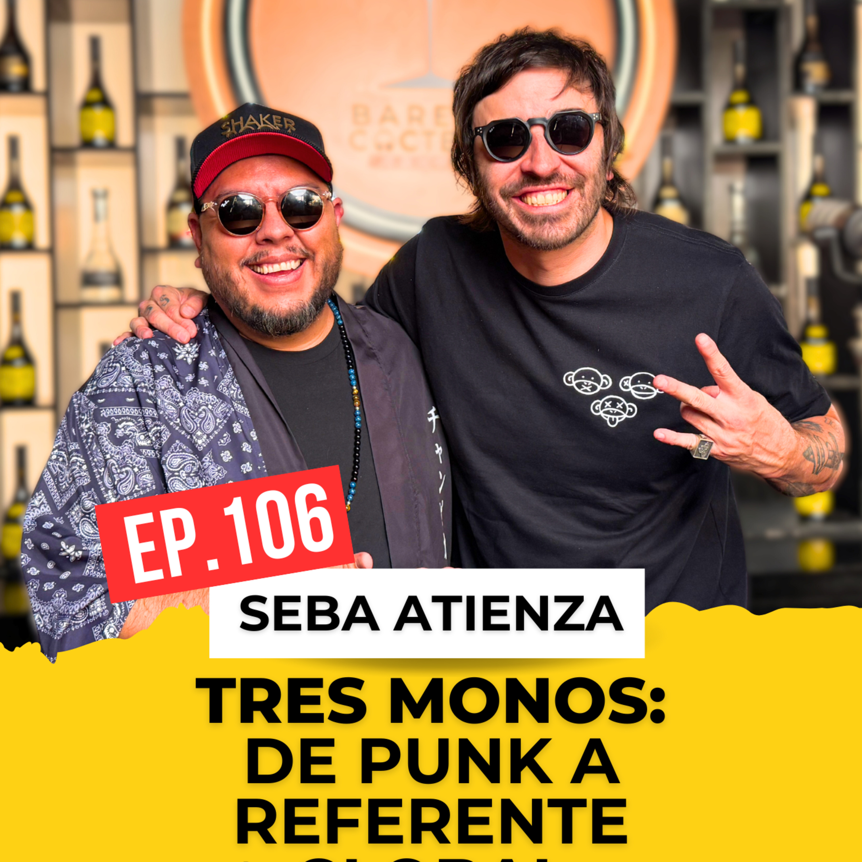 🎙️ Episodio 106: Tres Monos: Hospitalidad, Escuela y #1 en Sudamérica | Seba Atienza episode artwork