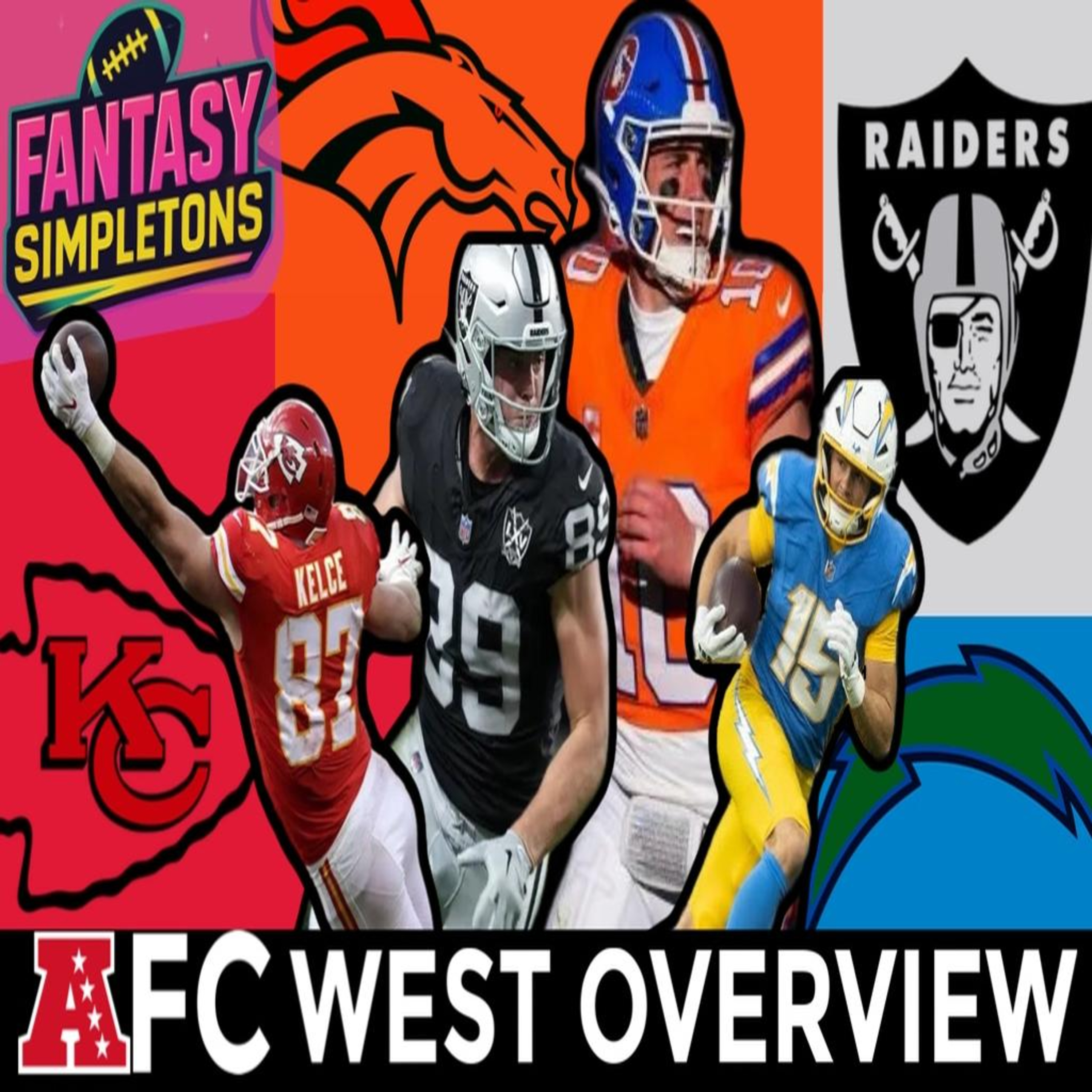 AFC West Division Overview | Fantasy Football 2025 episode artwork