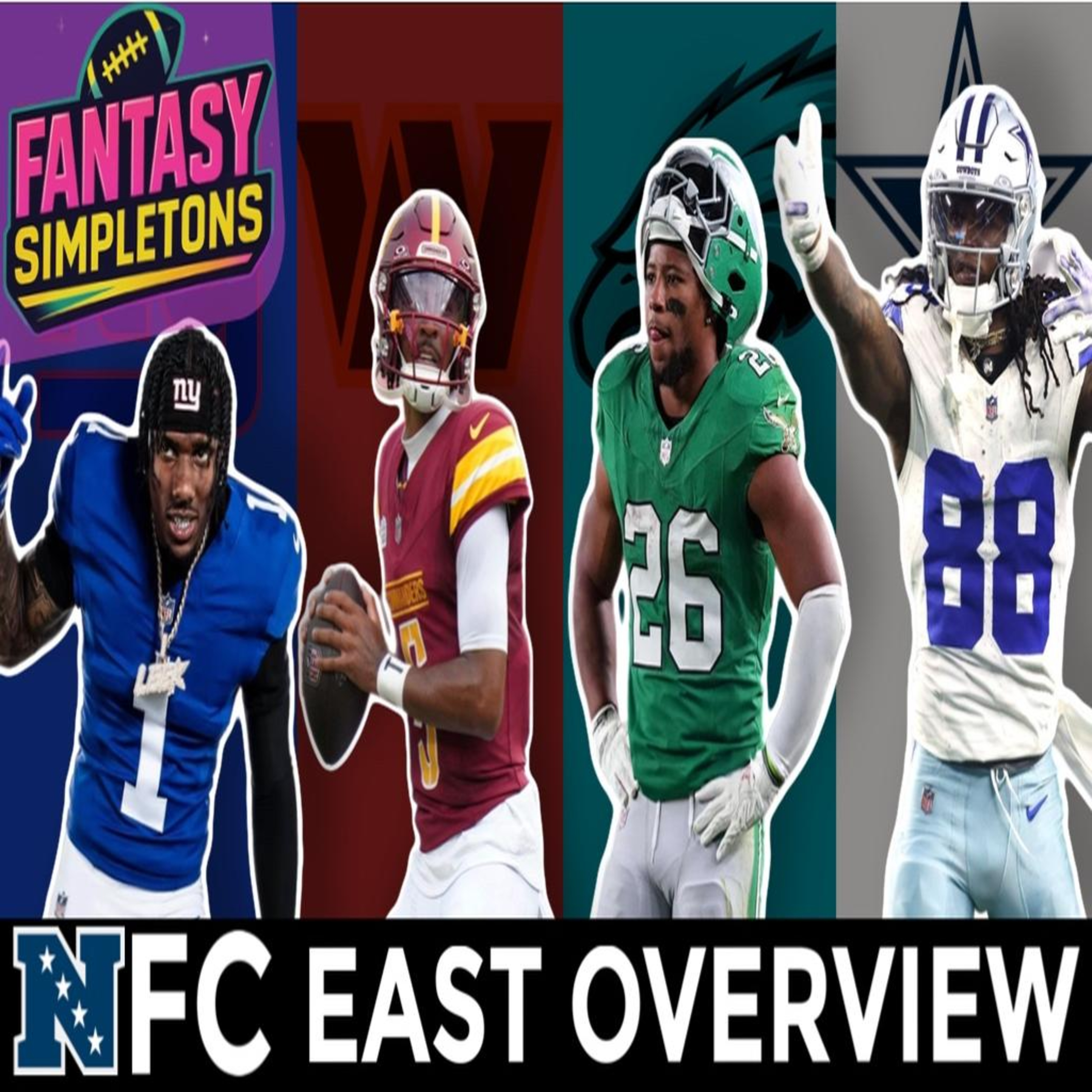 NFC East Division Overview | Fantasy Football 2025 episode artwork