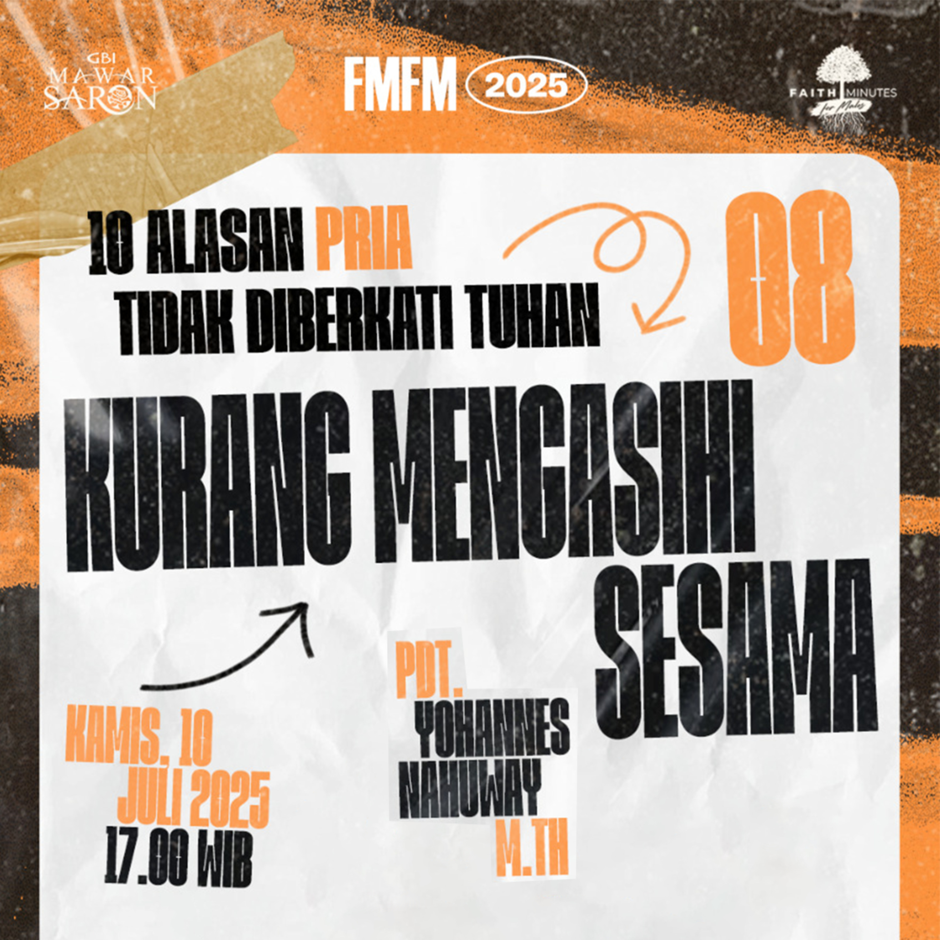 10 Alasan Pria Tidak Diberikati Tuhan | Seri ke-08: Kurang Mengampuni Sesama episode artwork