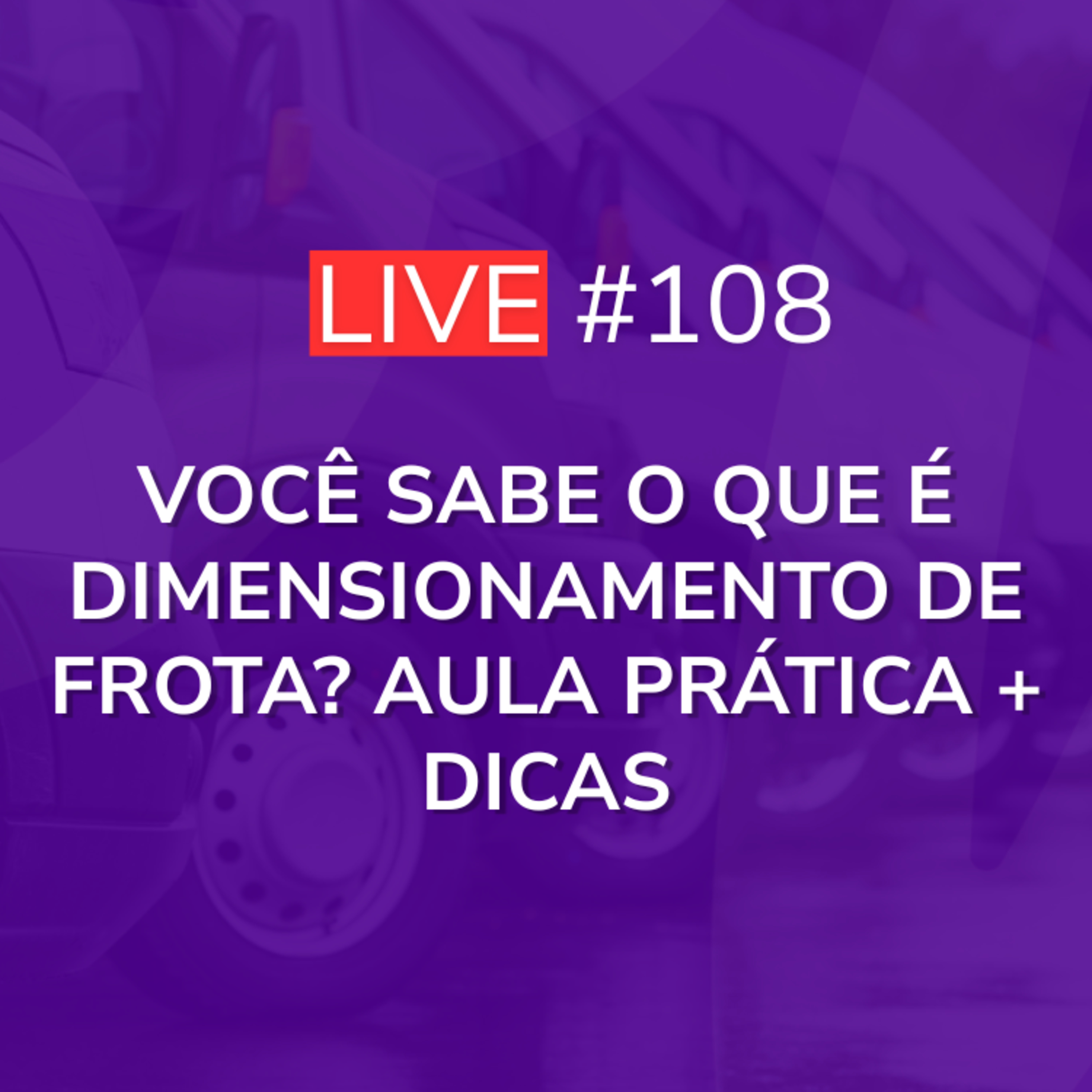 Você Sabe o que é Dimensionamento de Frota? Aula Prática + Dicas com Luis Cleber | Live 108 episode artwork
