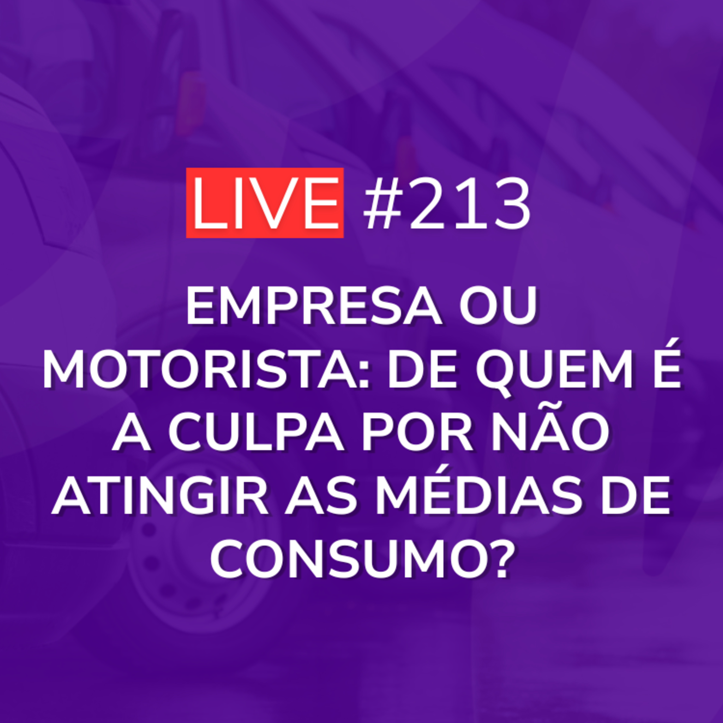 Empresa ou Motorista: De Quem é a Culpa Por Não Atingir as Médias de Consumo? | Live 213 episode artwork