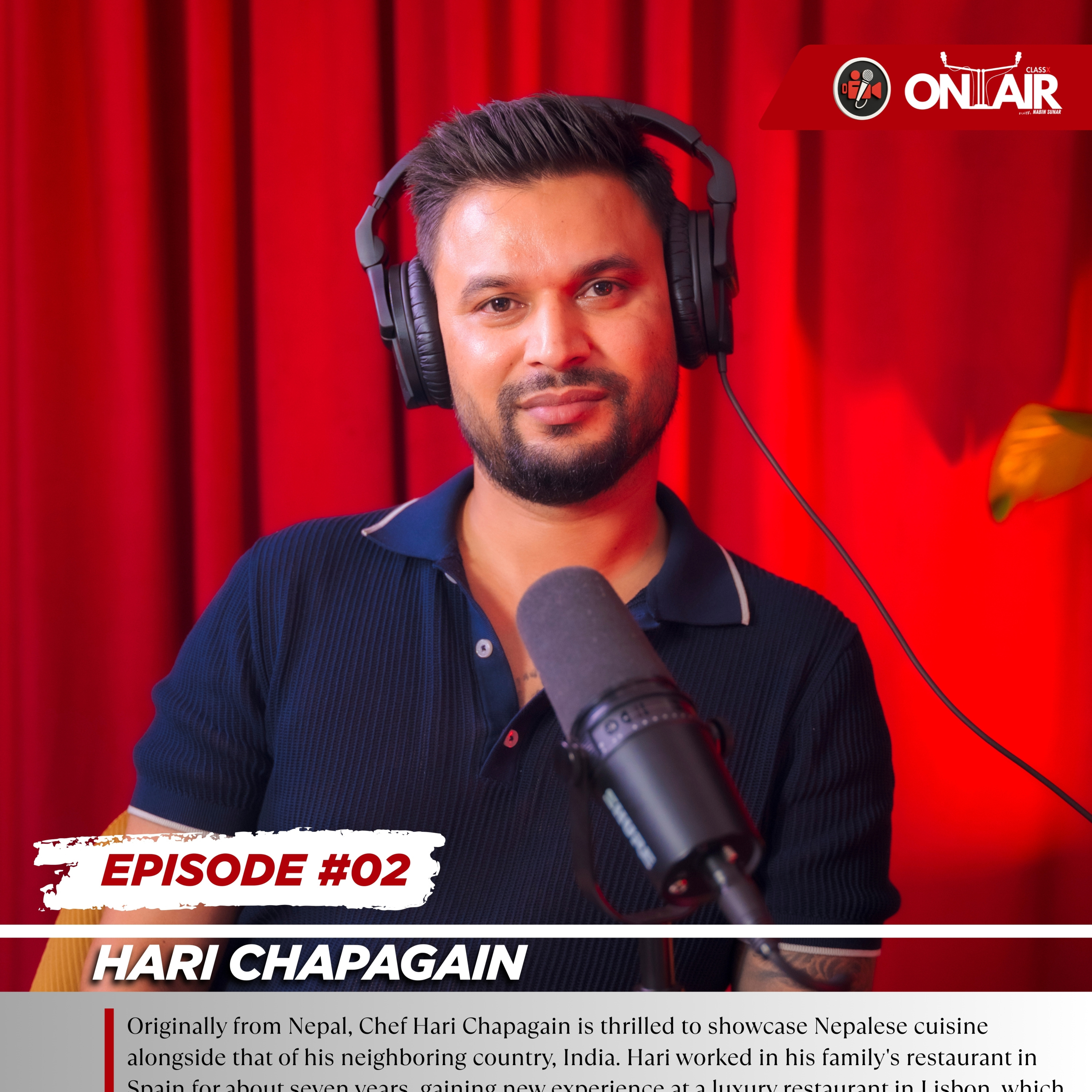 classxonair With Nabin Sunar #02 - Hari Chapagain-Chef episode artwork