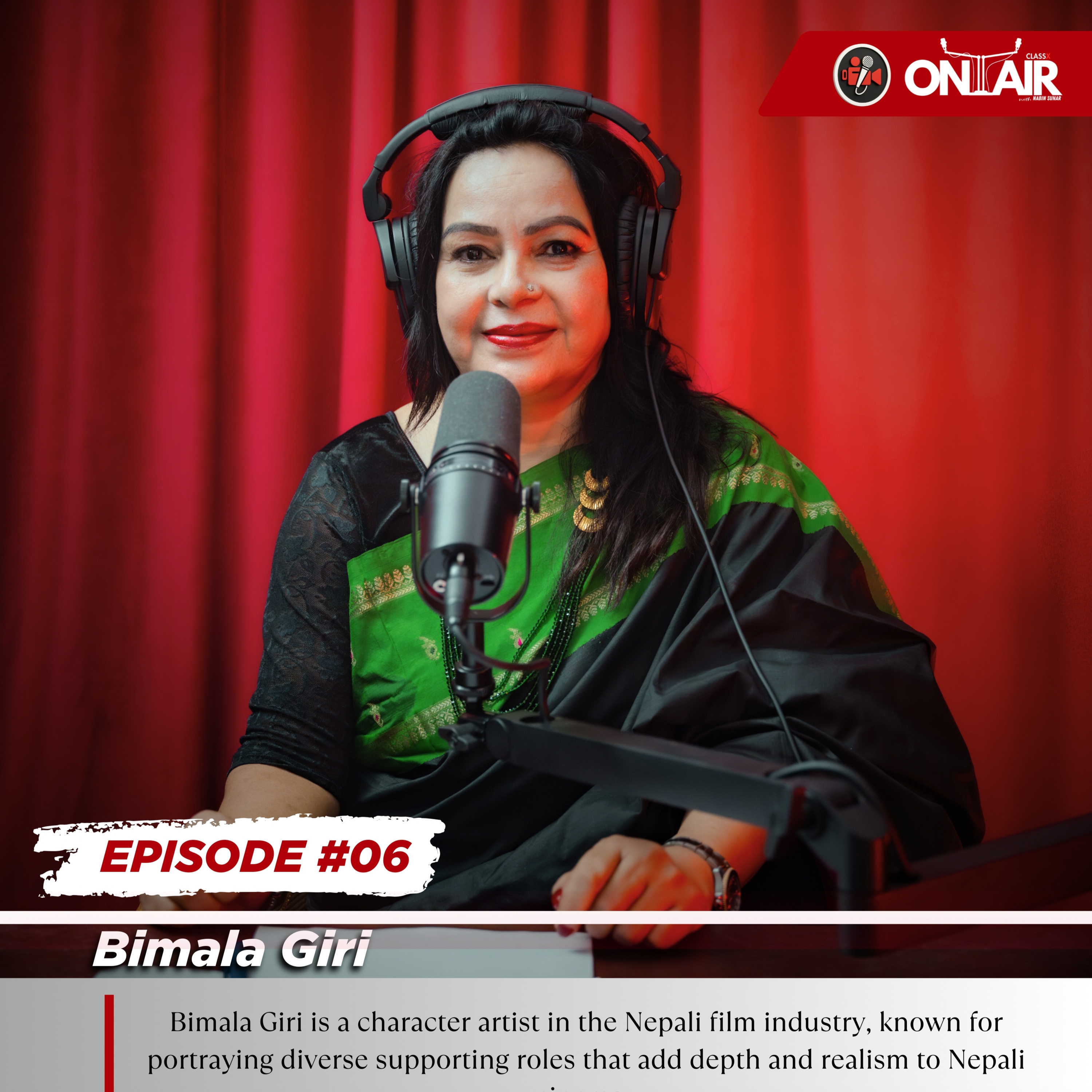 Classxonair With Nabin Sunar #06 - Bimala Giri (Actress) #classxonair episode artwork