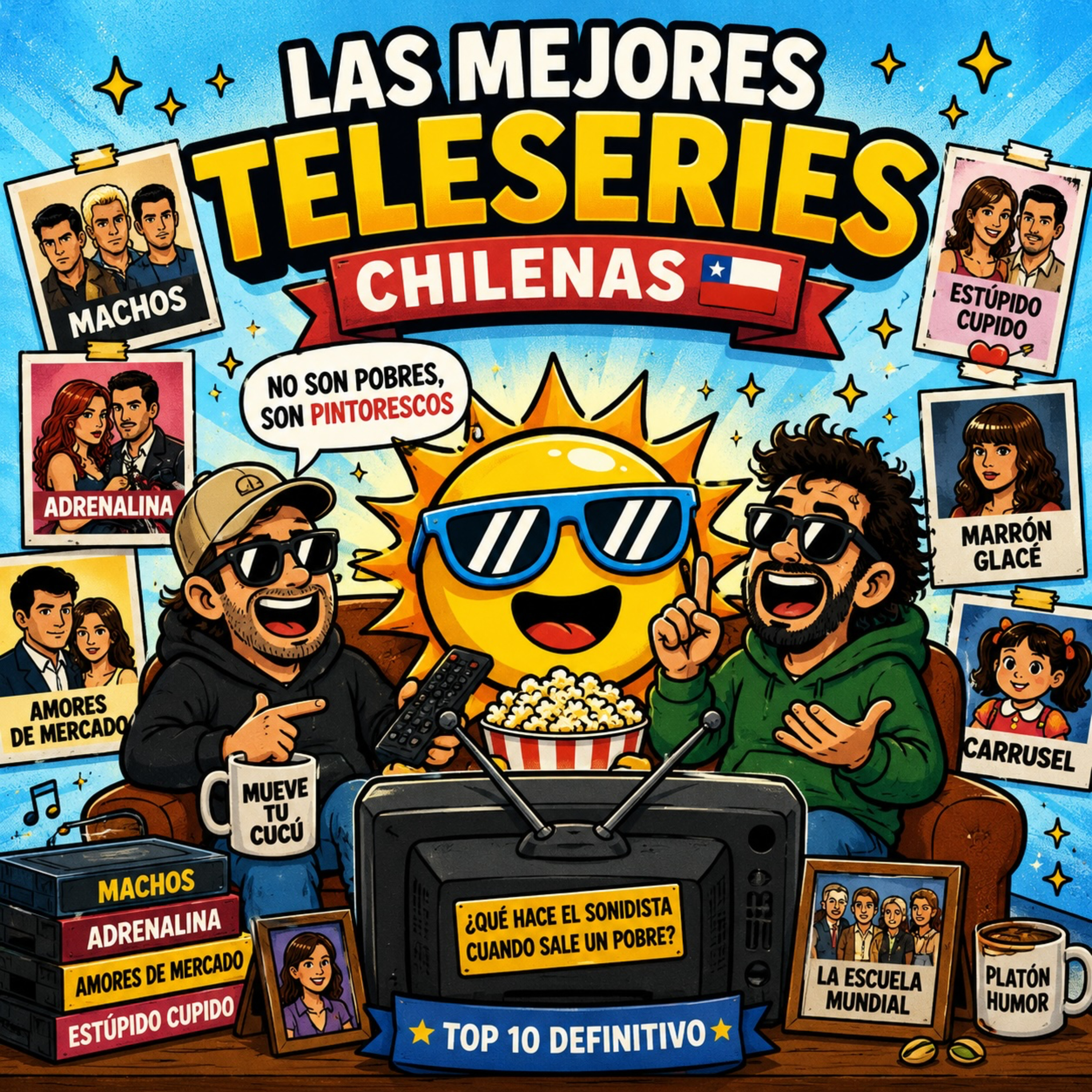 Las 10 MEJORES Teleseries Chilenas 🇨🇱 | Machos, Adrenalina, Amores de Mercado y más | T2E6 episode artwork
