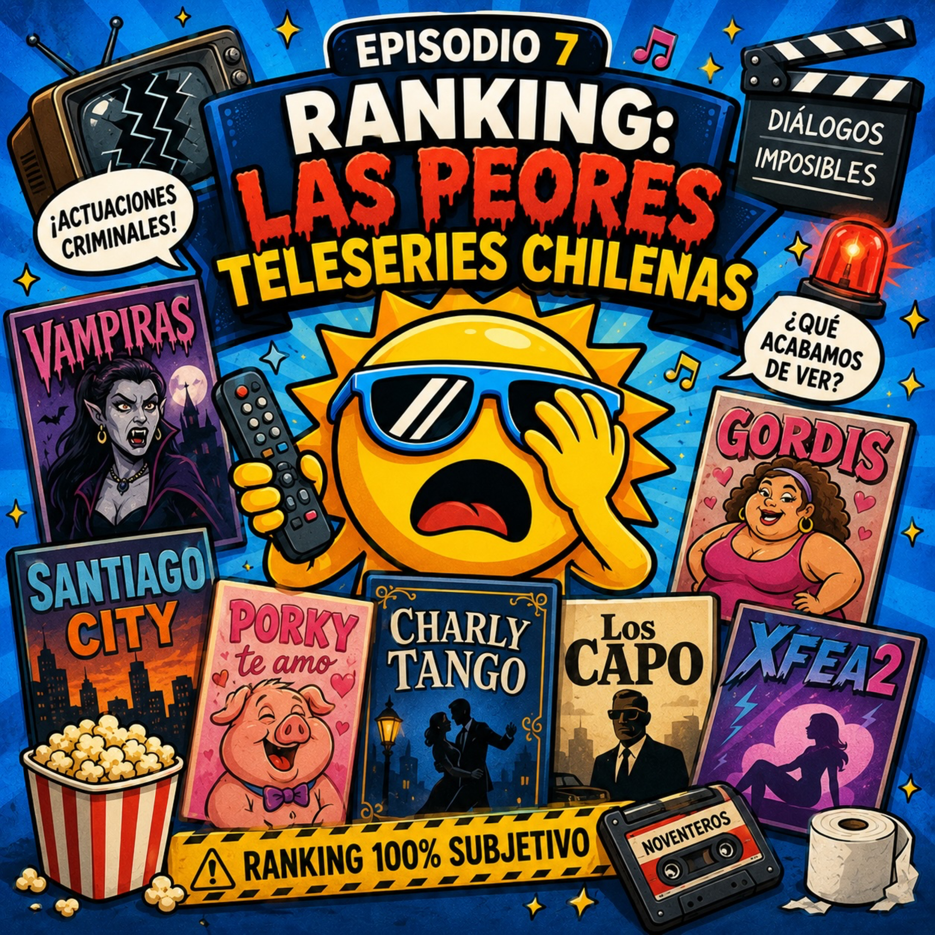 Las PEORES Teleseries Chilenas 🇨🇱 | Vampiras, Porky Te Amo, Santiago City y más ☀️ episode artwork