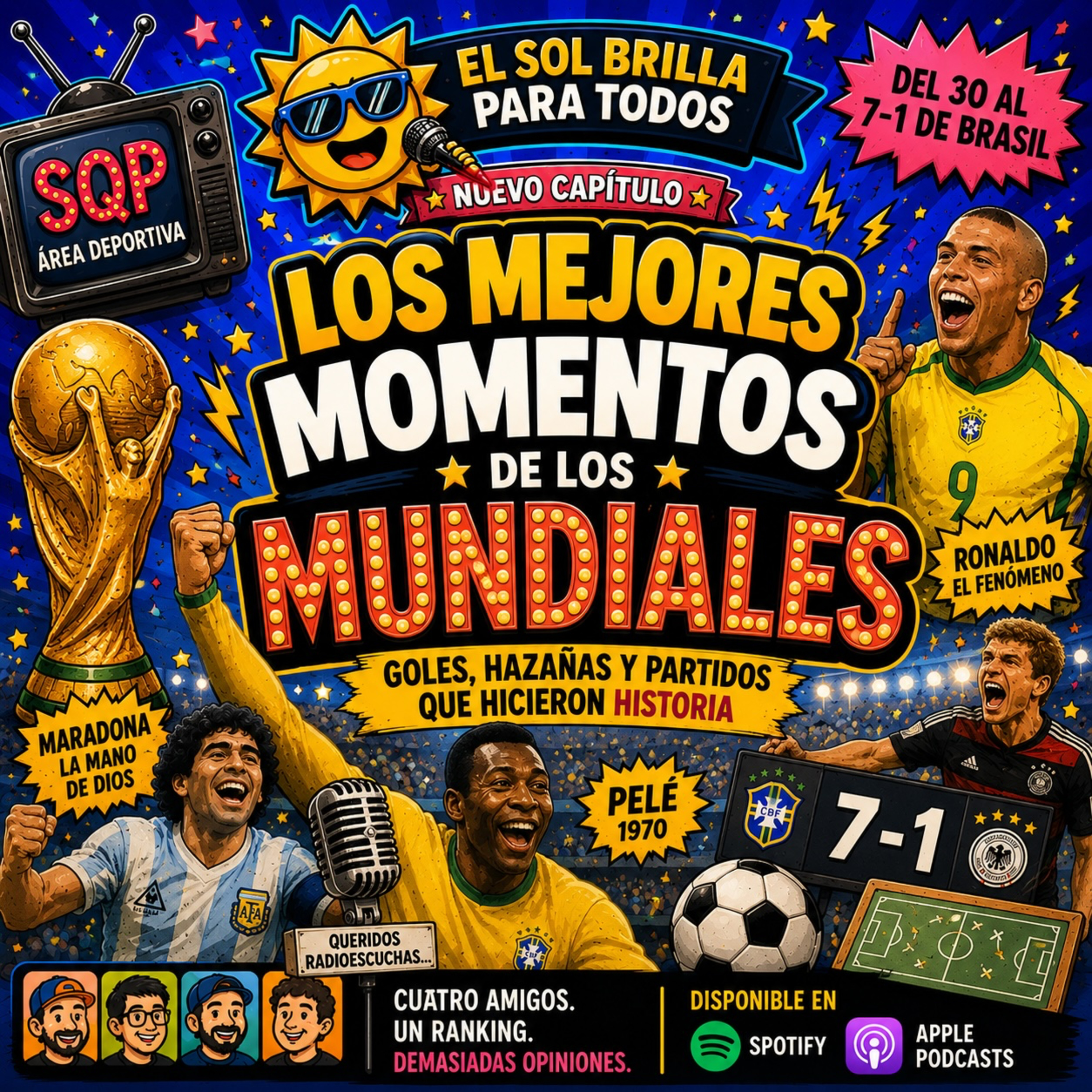 Los Mejores Momentos de los Mundiales | Maradona, Pelé, Ronaldo y el 7-1 de Brasil episode artwork