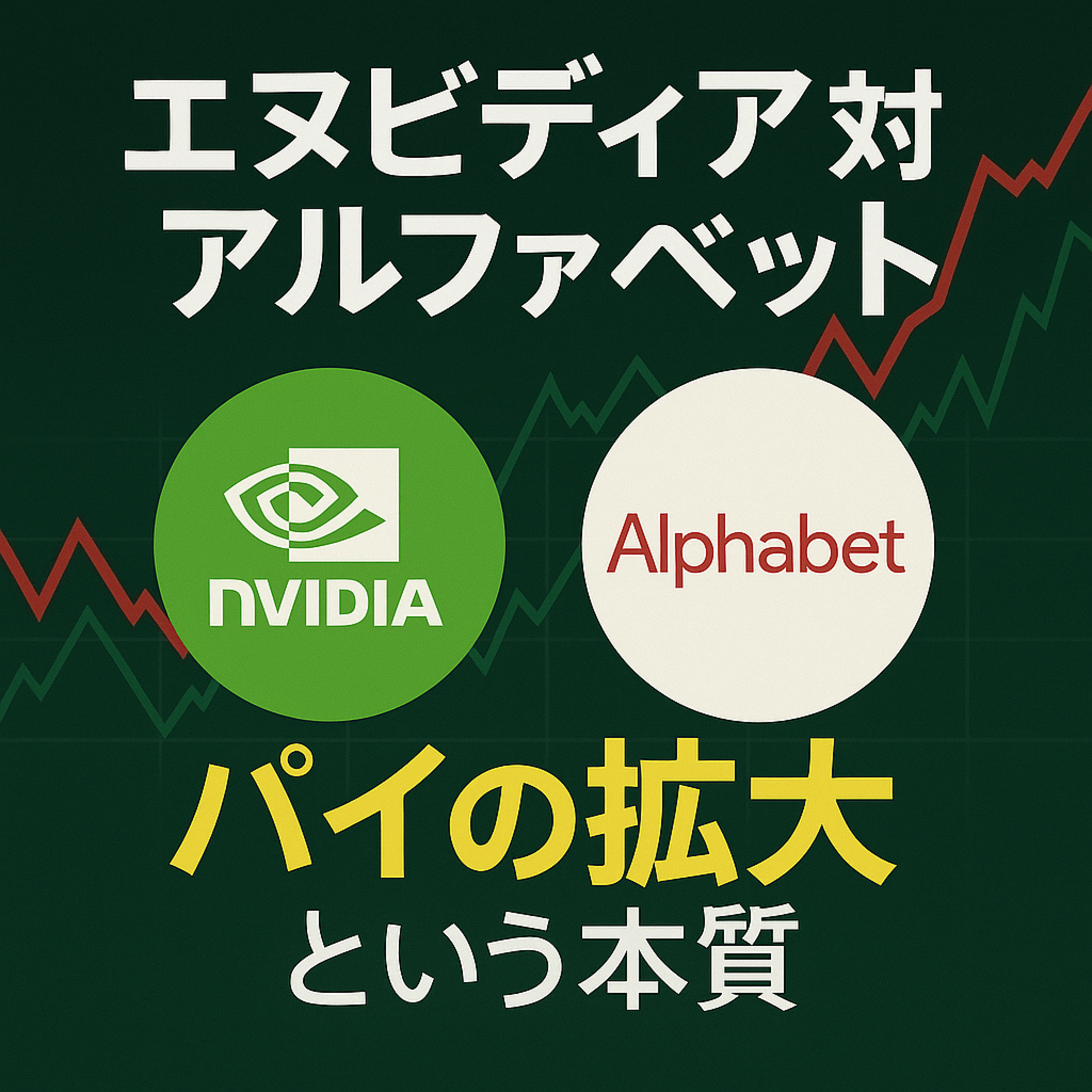 アルファベットの脅威で急落したエヌビディア。投資家が見落としている「パイの拡大」という本質