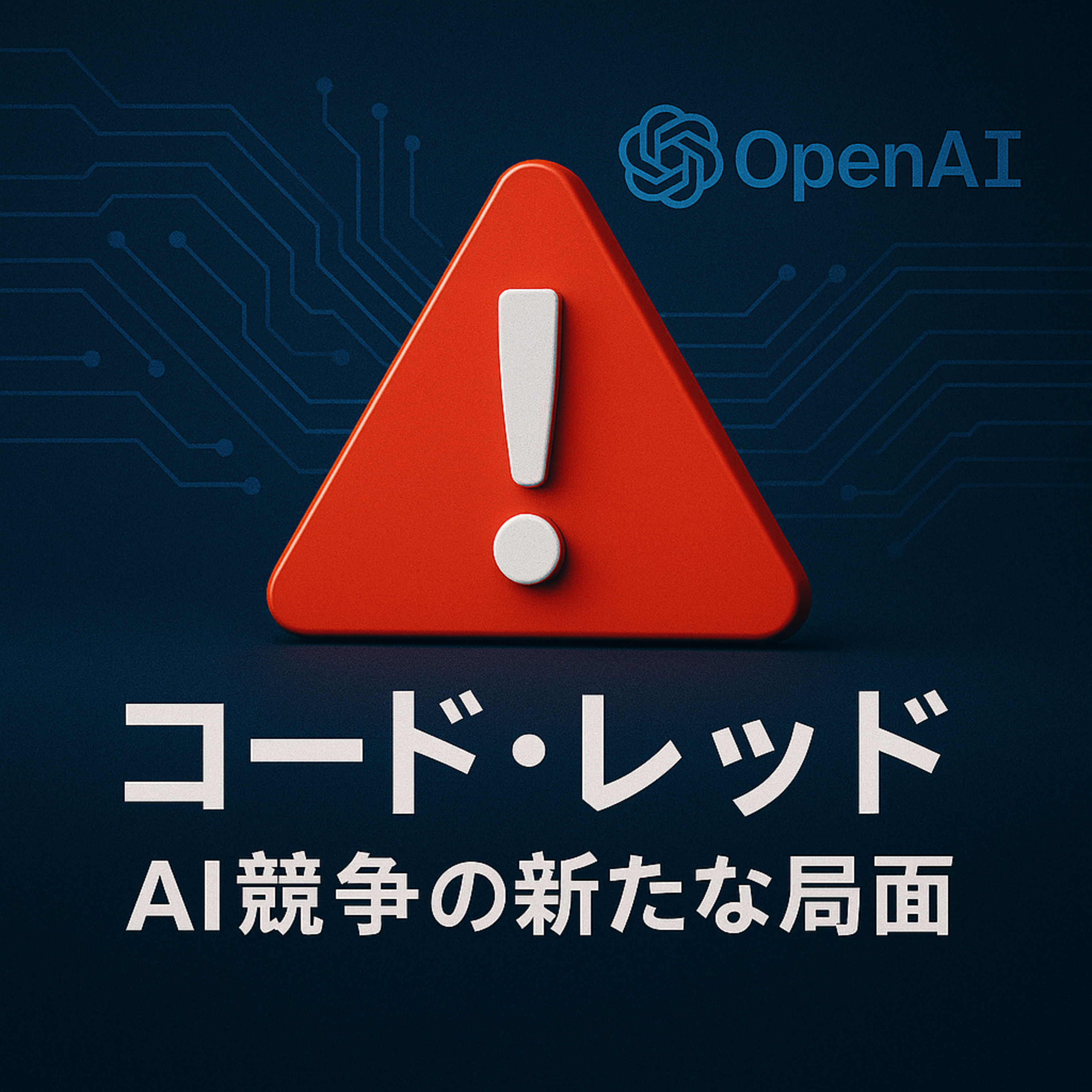 オープンAIの「コード・レッド」宣言が示唆するAI競争の新たな局面：拡大路線から「本質」への回帰