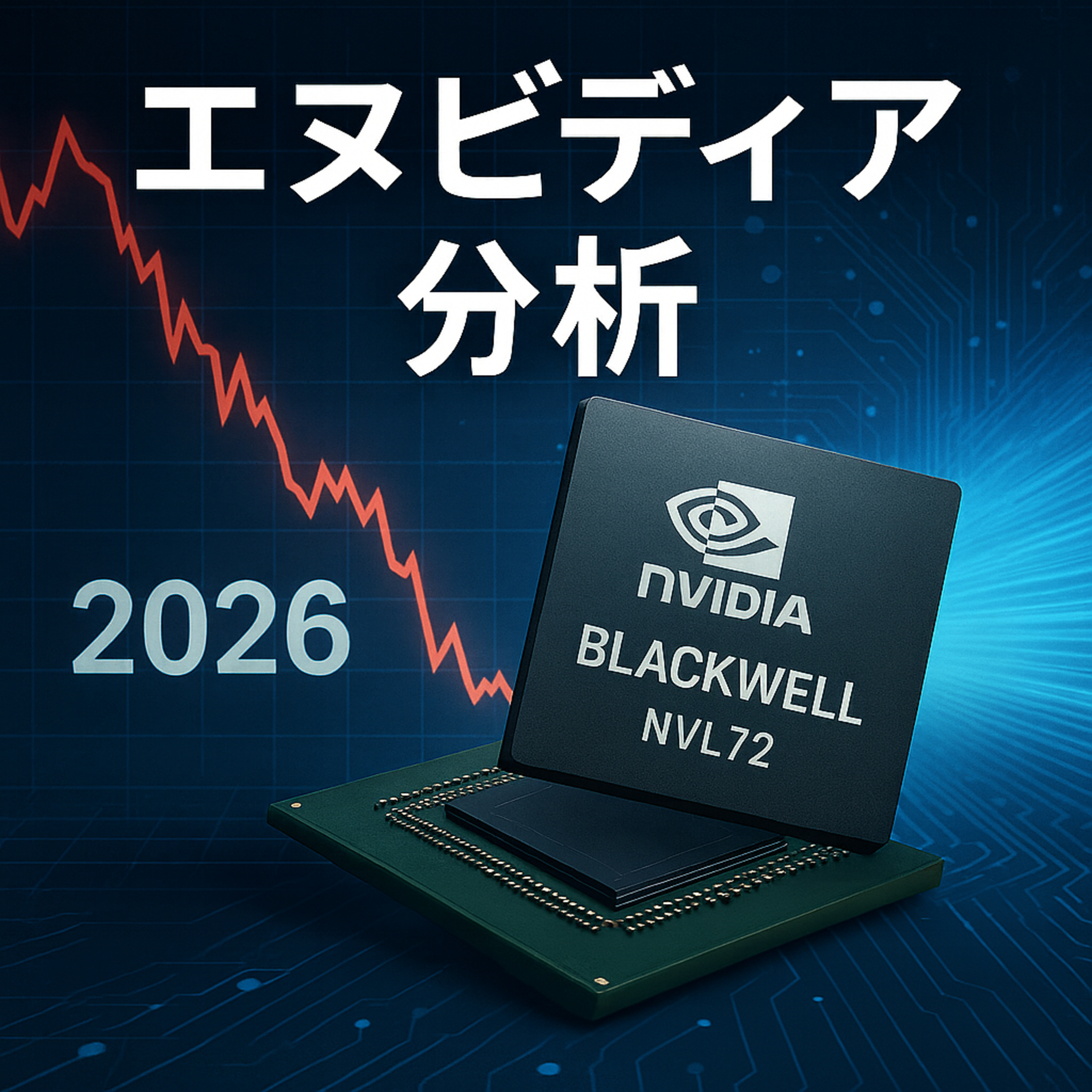 【エヌビディア分析】株価調整は「嵐の前の静けさ」か？2026年反転攻勢への鍵を握る「ブラックウェル」と競合リスクの再考
