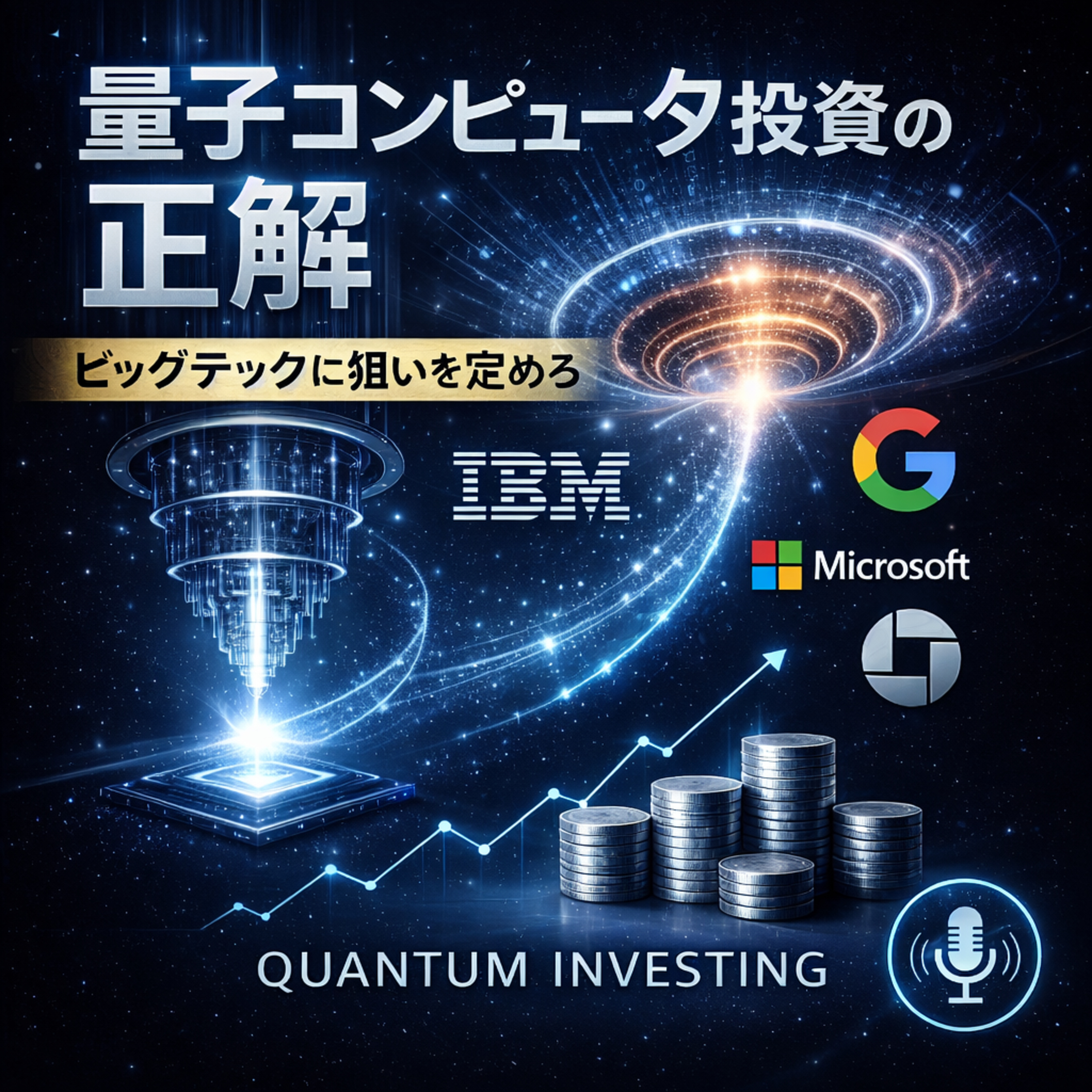 量子コンピュータ投資の「正解」はこれ！専業メーカーよりビッグテックを狙うべき理由