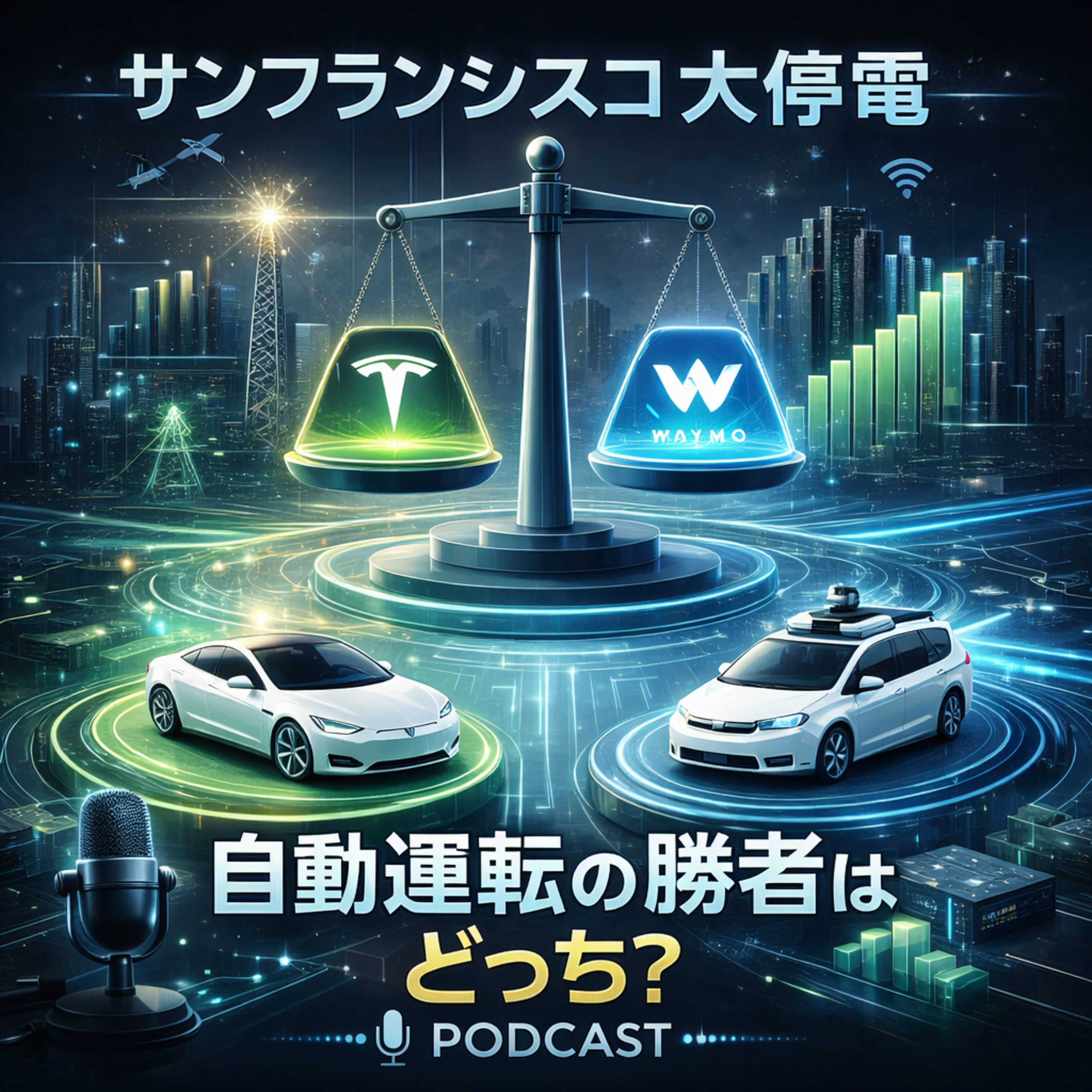サンフランシスコ大停電で見えた「自動運転の勝者」──ウェイモとテスラ、アプローチの違いが決定づける未来