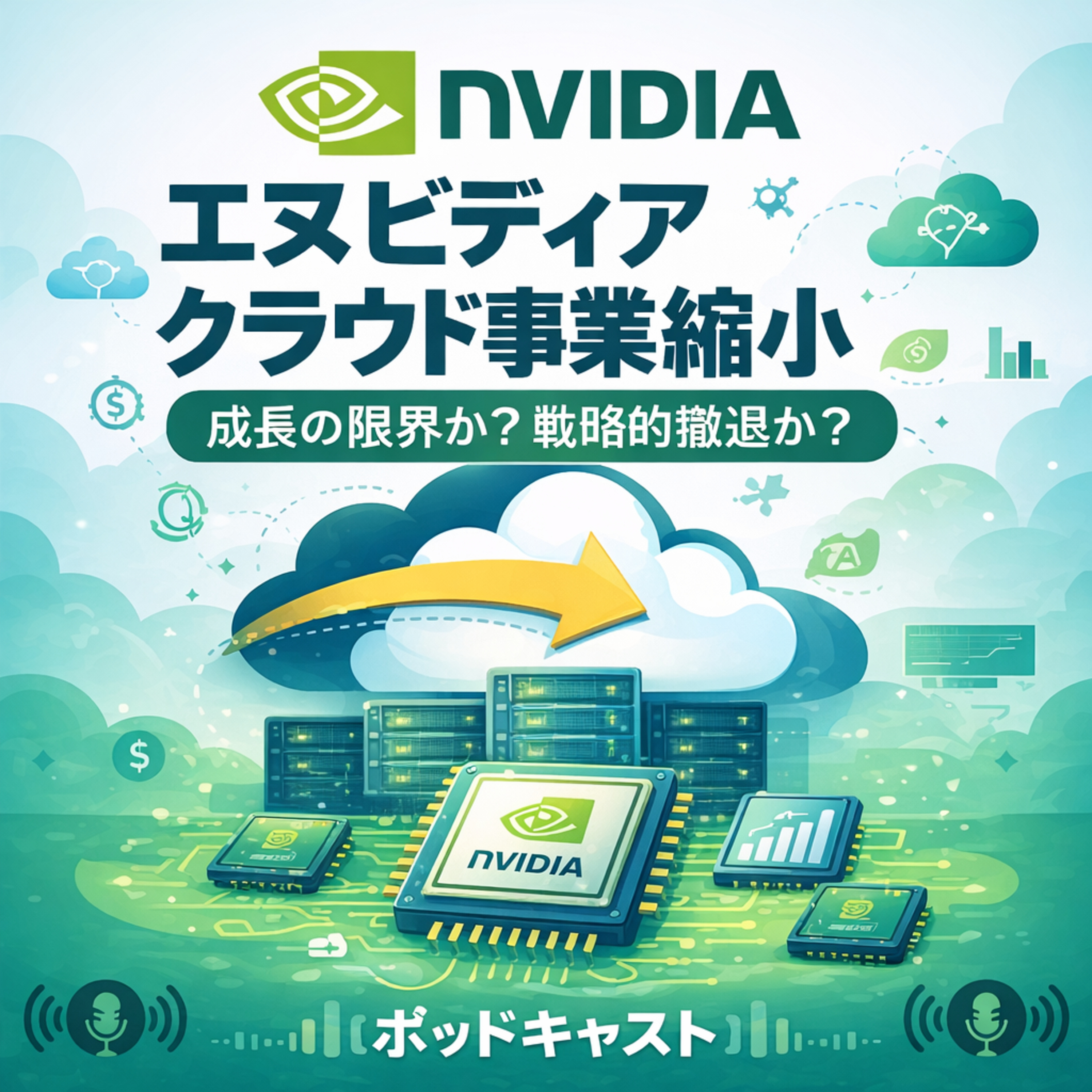 エヌビディア、クラウド事業を縮小へ。これは成長の限界か、それとも飛躍の予兆か？