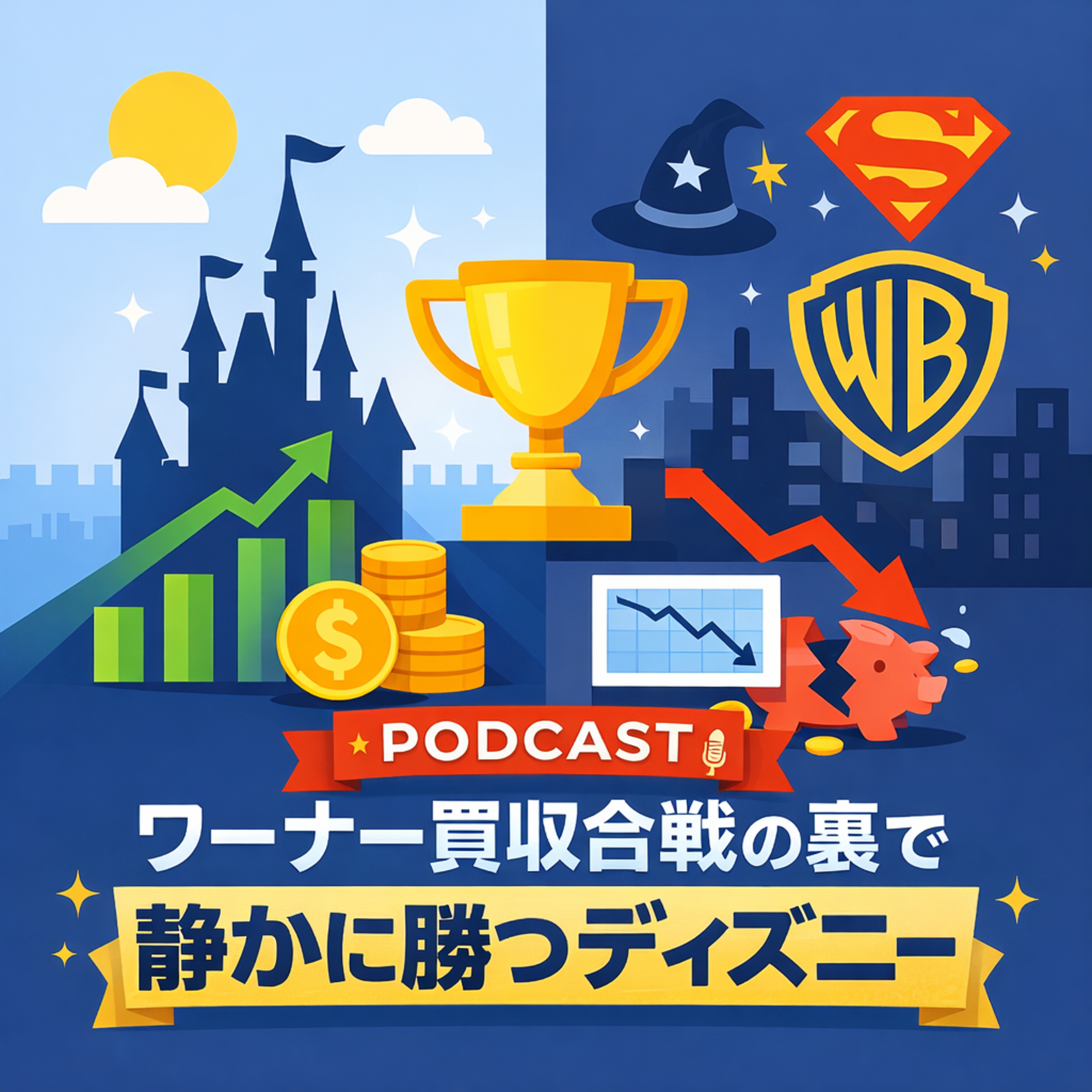 ワーナー買収合戦の裏で、なぜディズニーが「真の勝者」となり得るのか？【バロンズ記事分析】