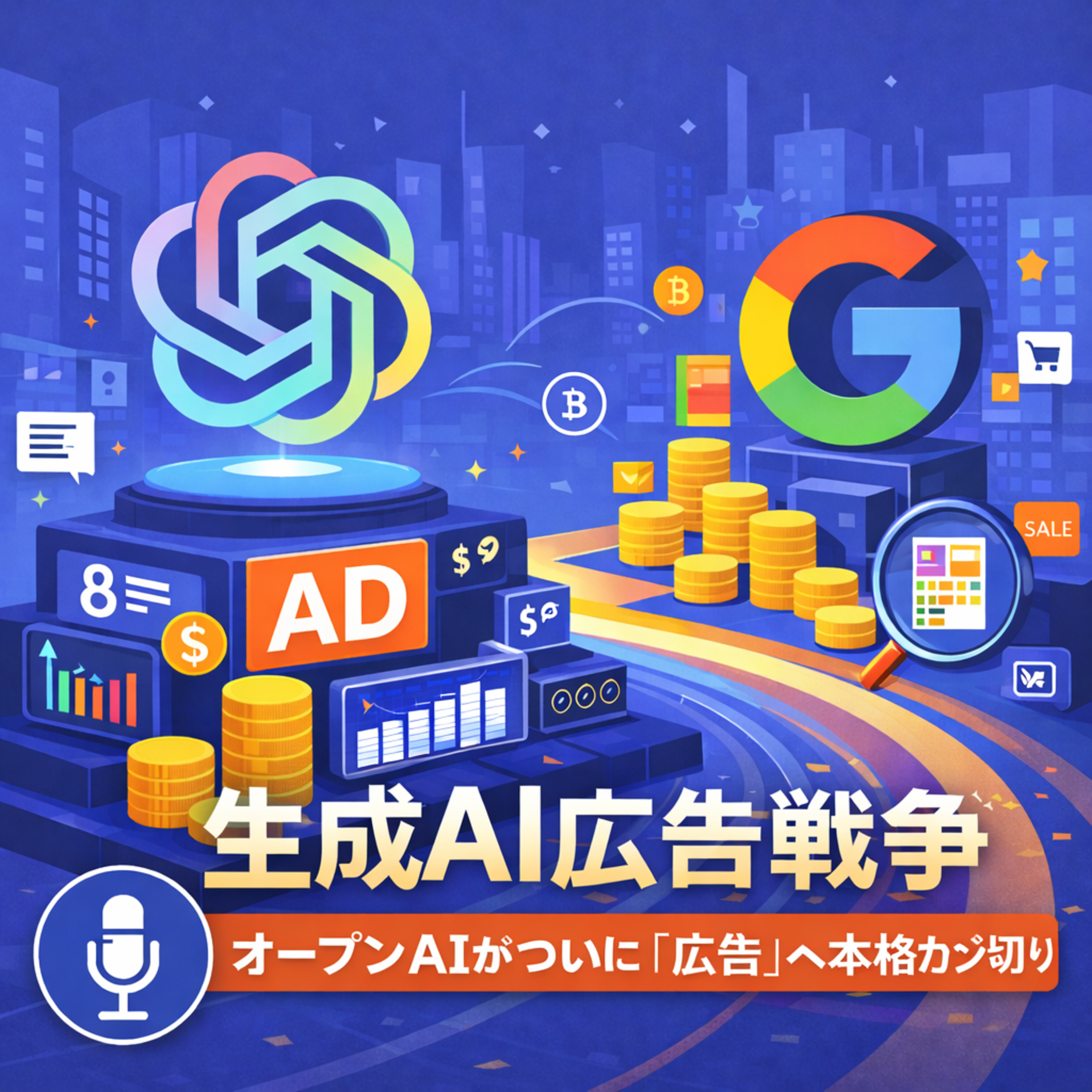 オープンAIがついに「広告」へ本格舵切り――グーグルの支配領域に対する新たな脅威となるか