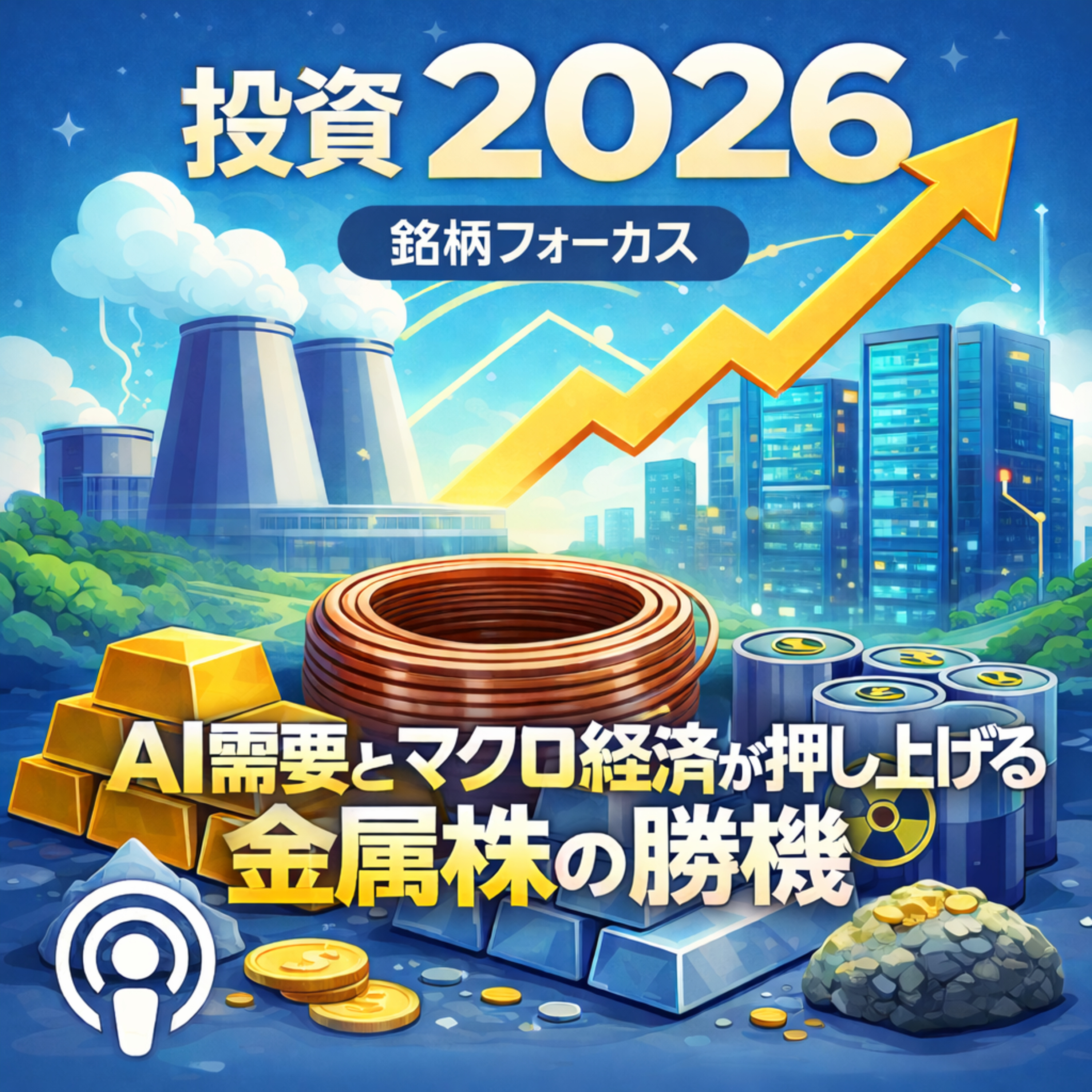 2026年展望：「物理資産」への回帰、AI需要とマクロ経済が押し上げる金属株の勝機