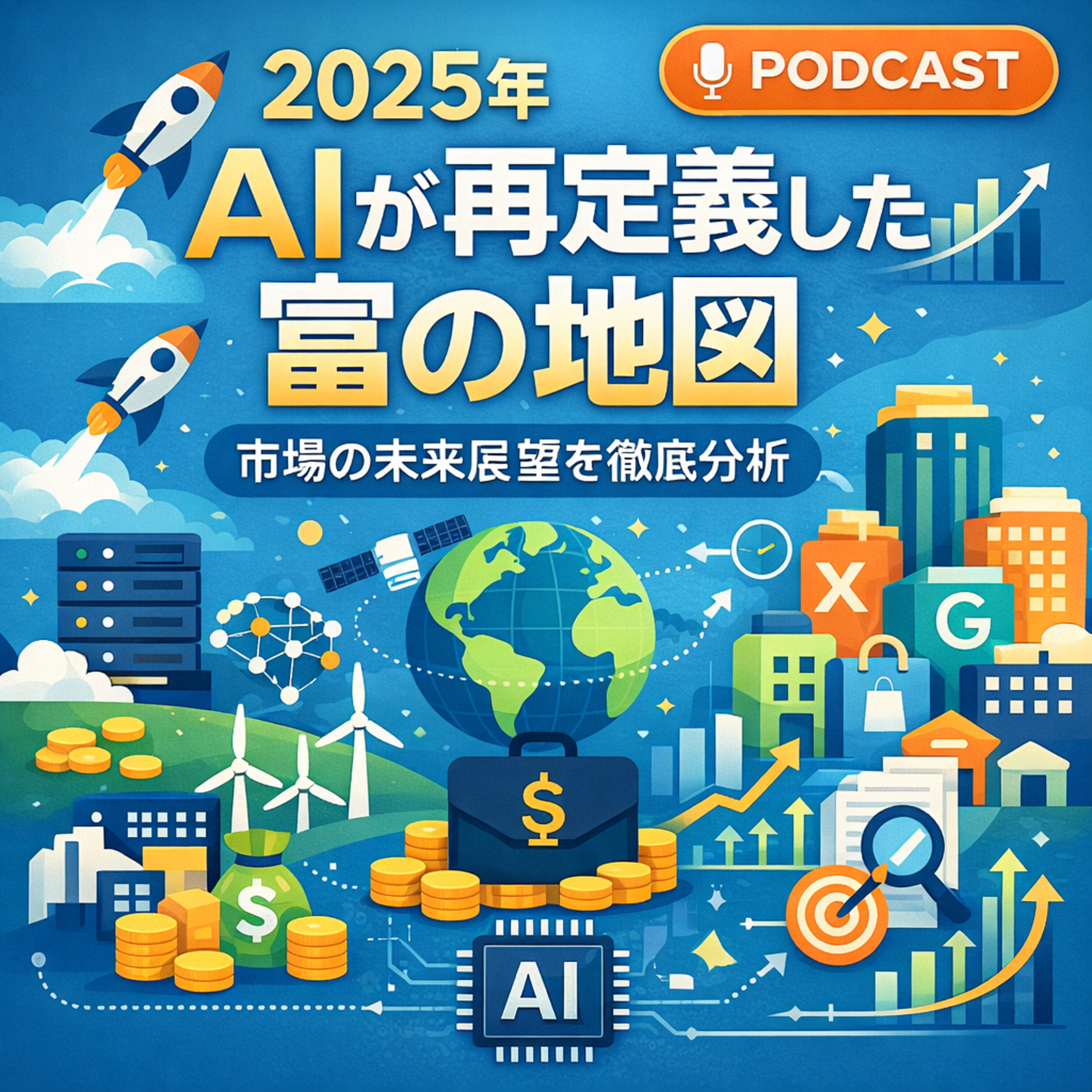 2025年、AIが再定義した「富の地図」：新興勢力と巨人の共生から読み解く将来性