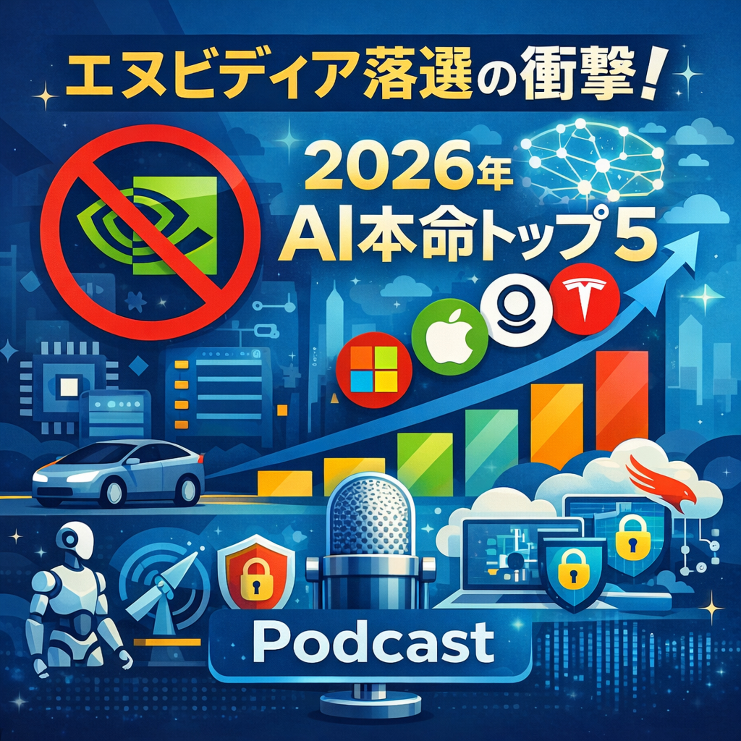 エヌビディア落選の衝撃！最強のアナリストが選ぶ「2026年AI本命銘柄」トップ5