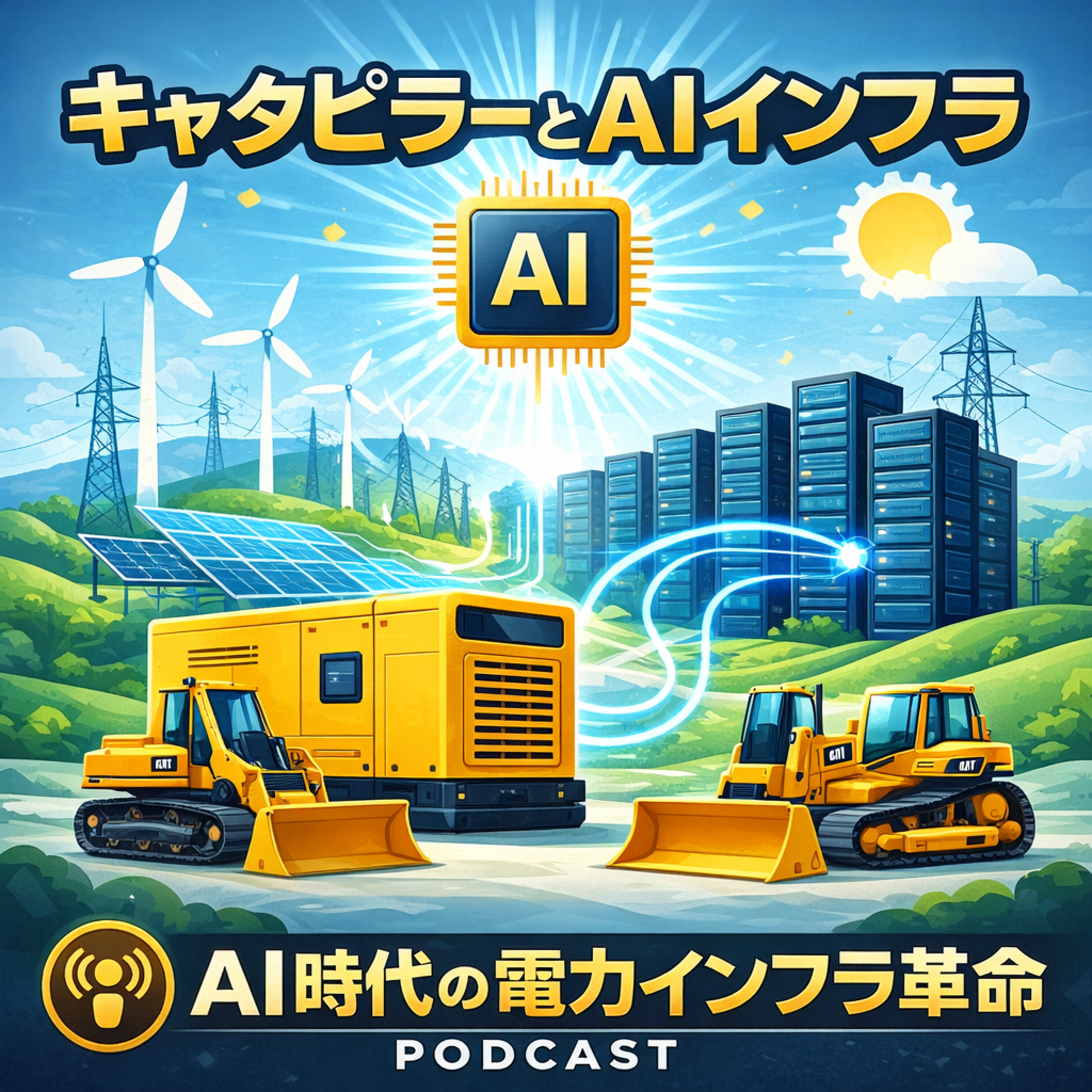 【キャタピラー分析】建設機械の王者が「AIインフラの心臓」へ変貌する日
