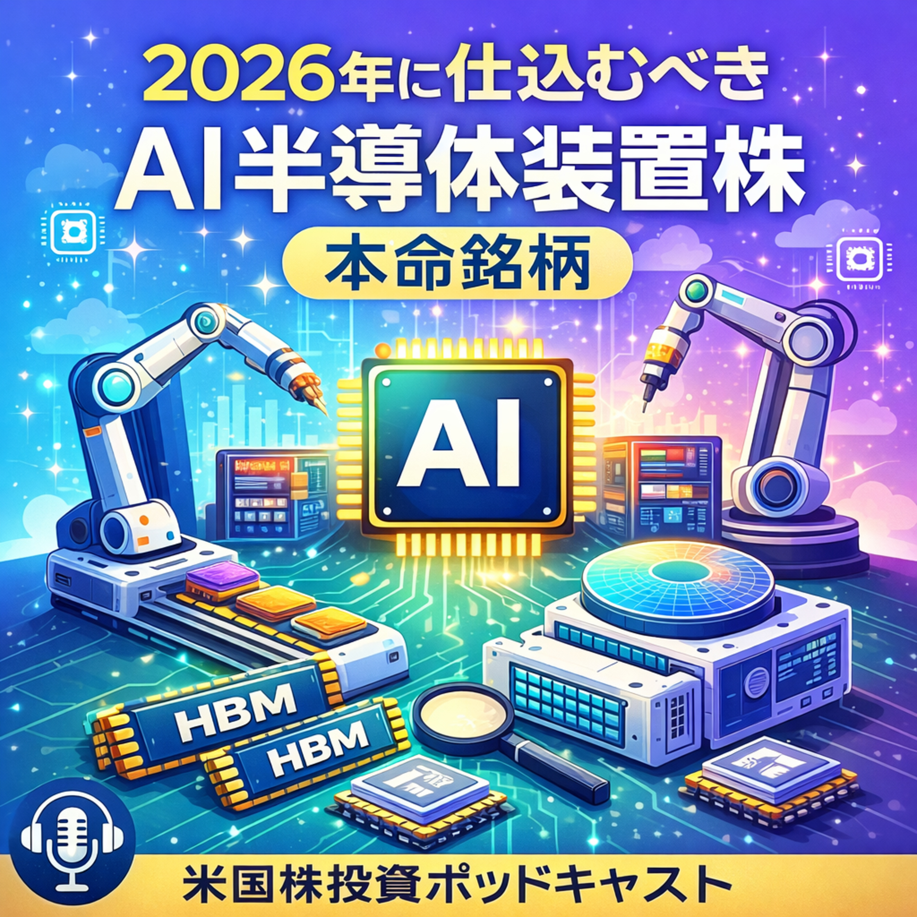 エヌビディアの次はここ！2026年に注目される「AI半導体装置」本命銘柄