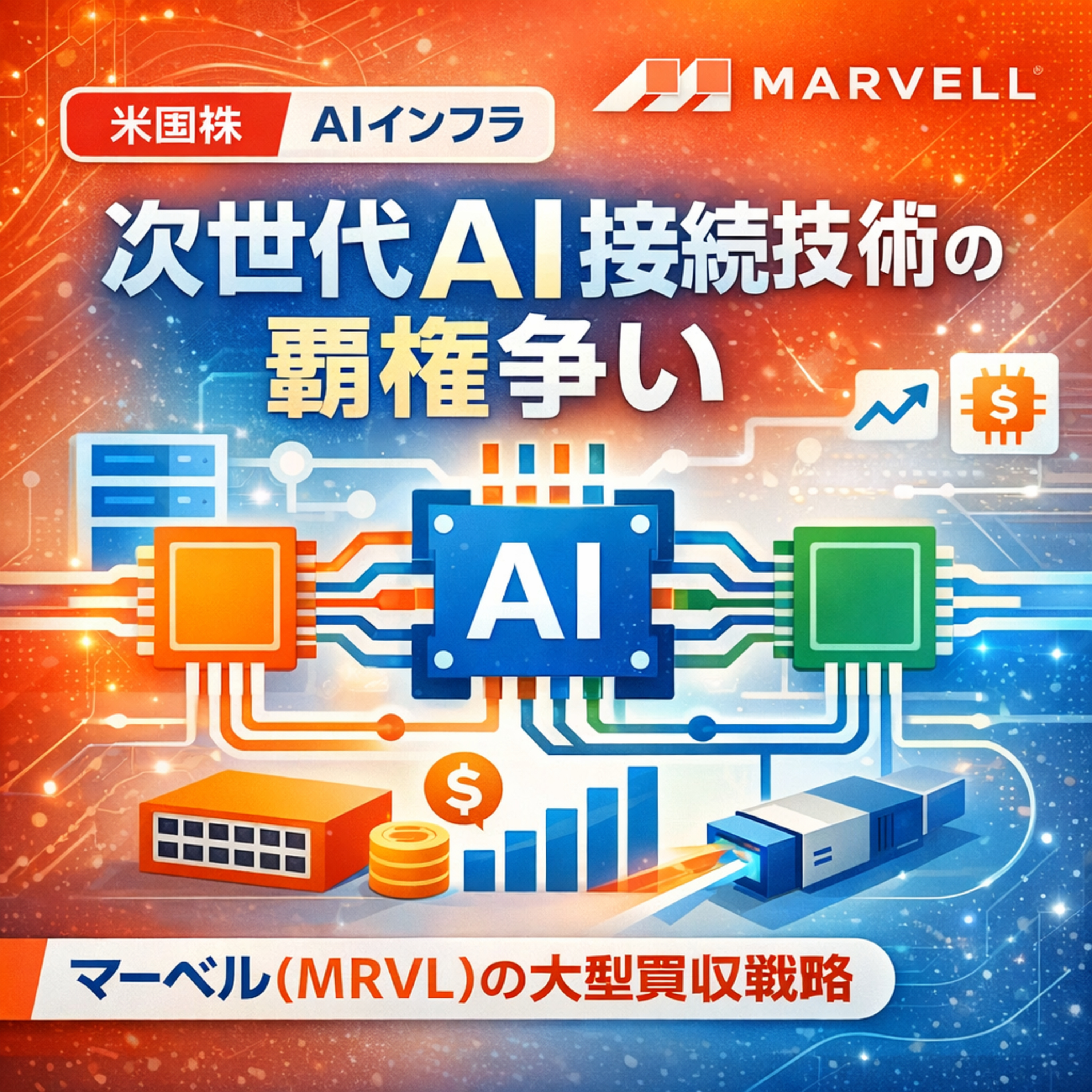 マーベル・テクノロジーによる相次ぐ買収――「AI接続技術」の覇権を狙う戦略の全貌