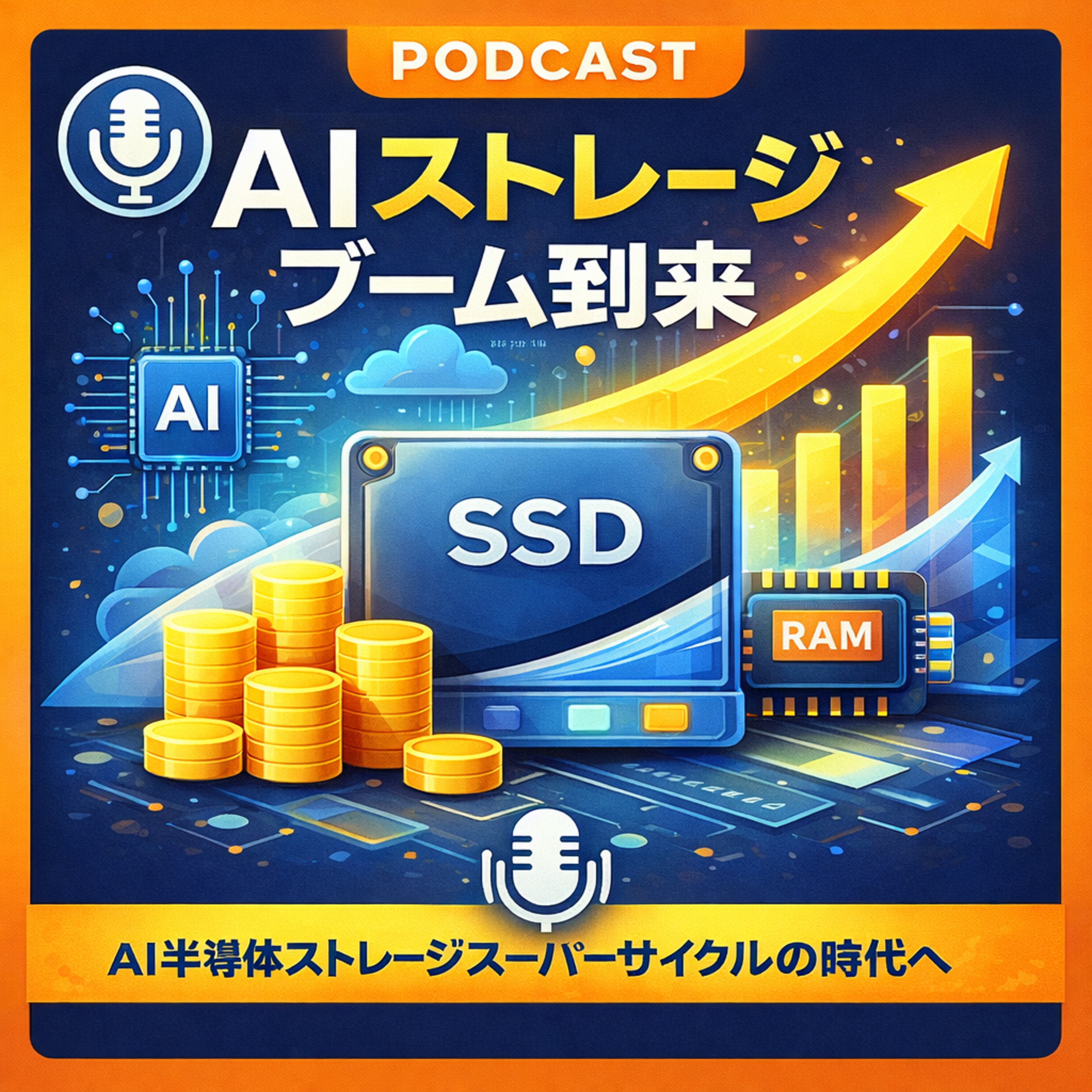 AI半導体ブームは第2フェーズへ：サンディスク株急騰が示唆する「ストレージ」の爆発的成長