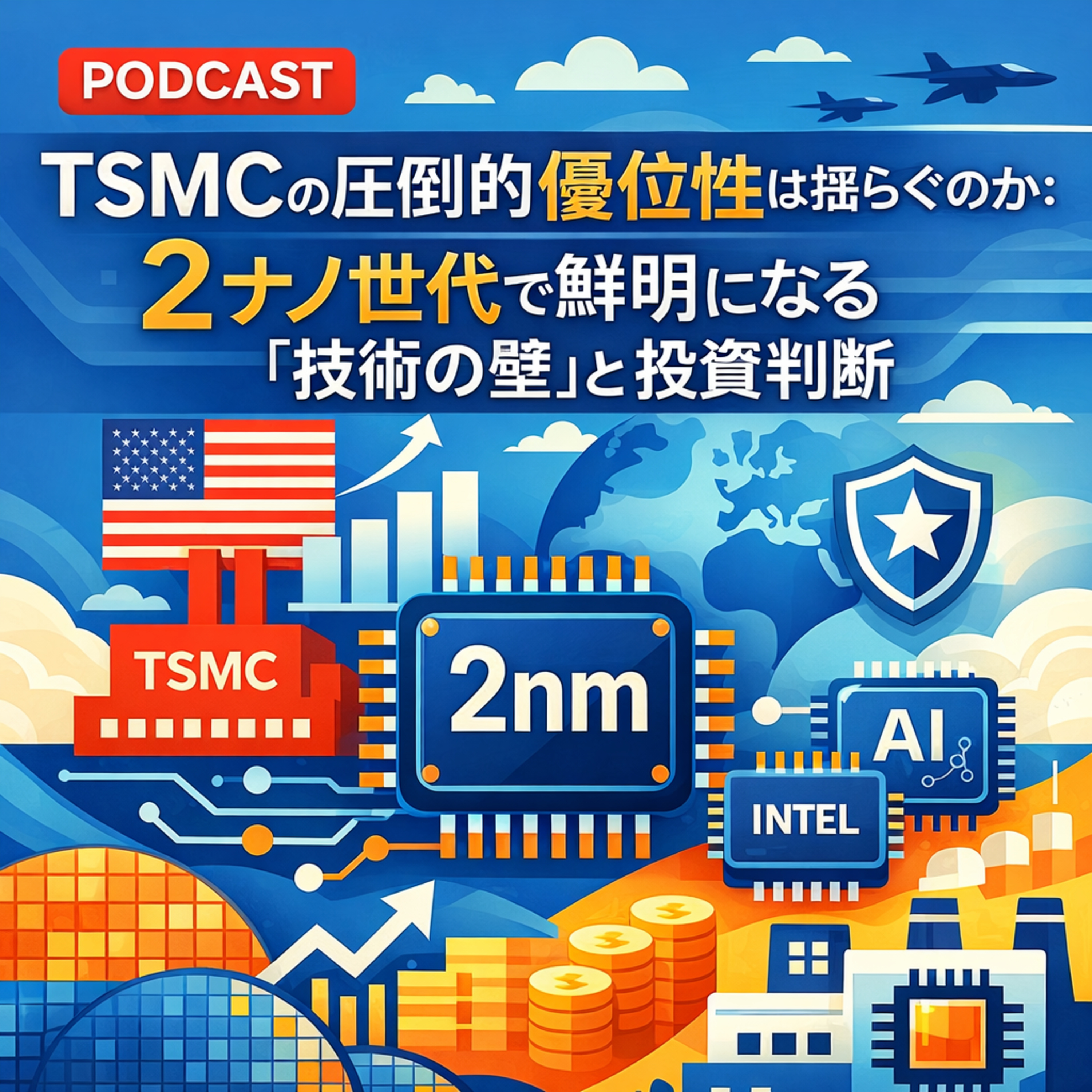 TSMCの圧倒的優位性は揺らぐのか：2ナノ世代で鮮明になる「技術の壁」と投資判断