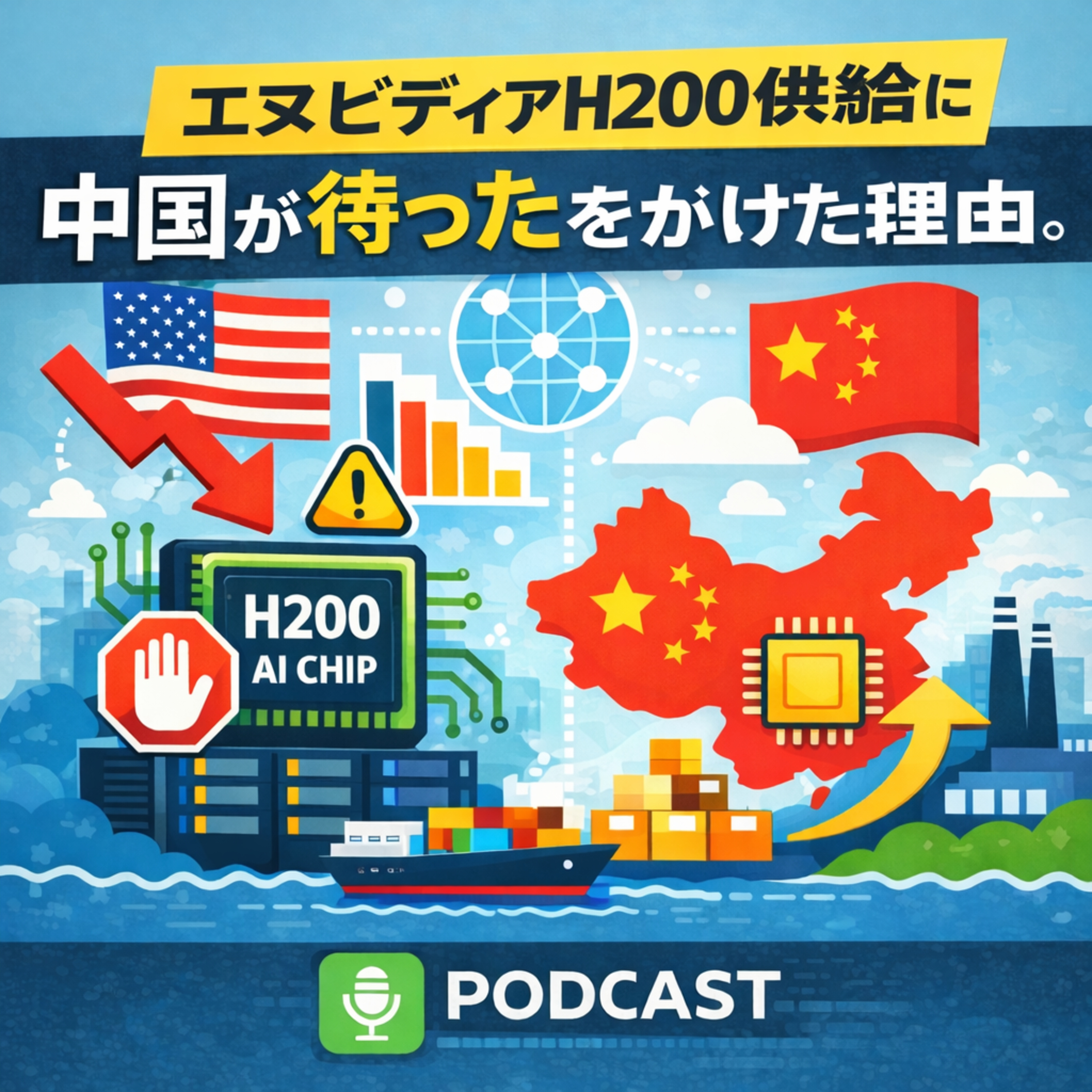 エヌビディアに逆風？中国がH200注文停止を指示した真意と投資への影響